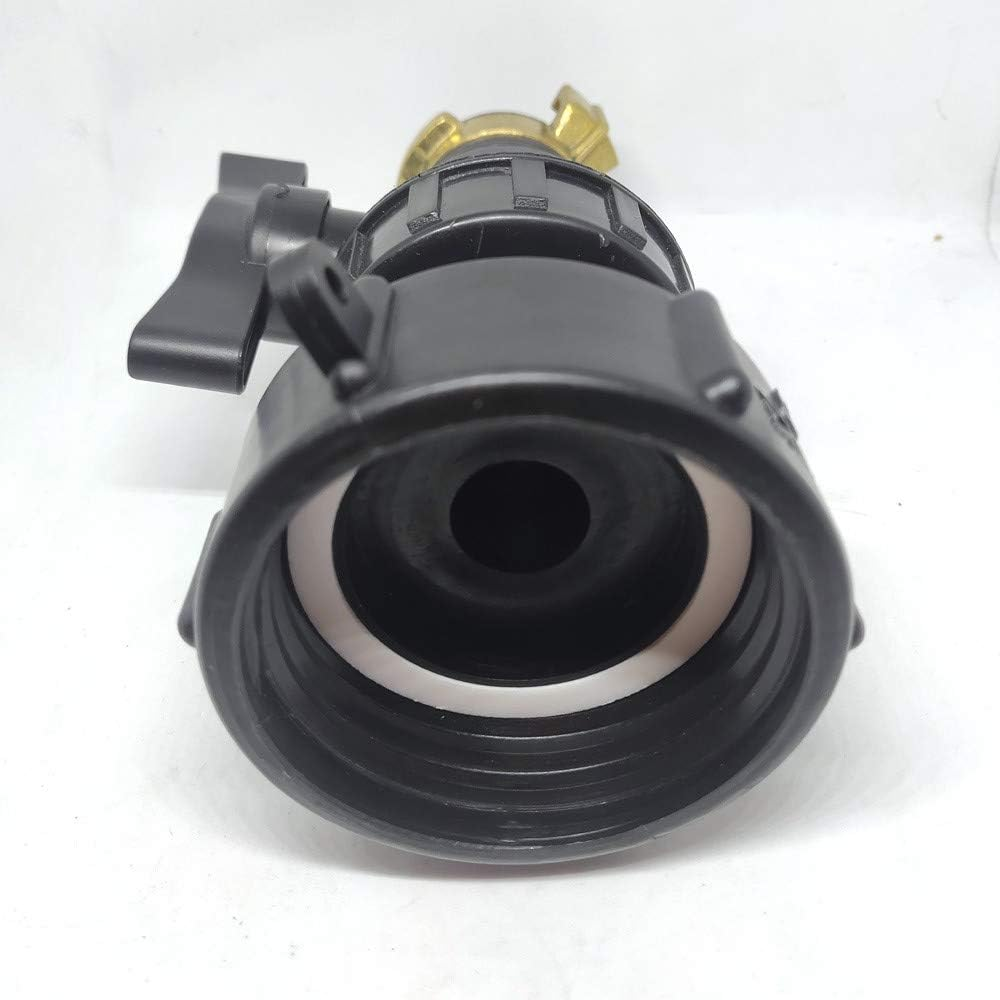 IBC Adapter, S60X6 3/4'' Thread Water Tank Outlet Fitting Connector PP Ball Valve for Home Garden (Hozelock) image number 5