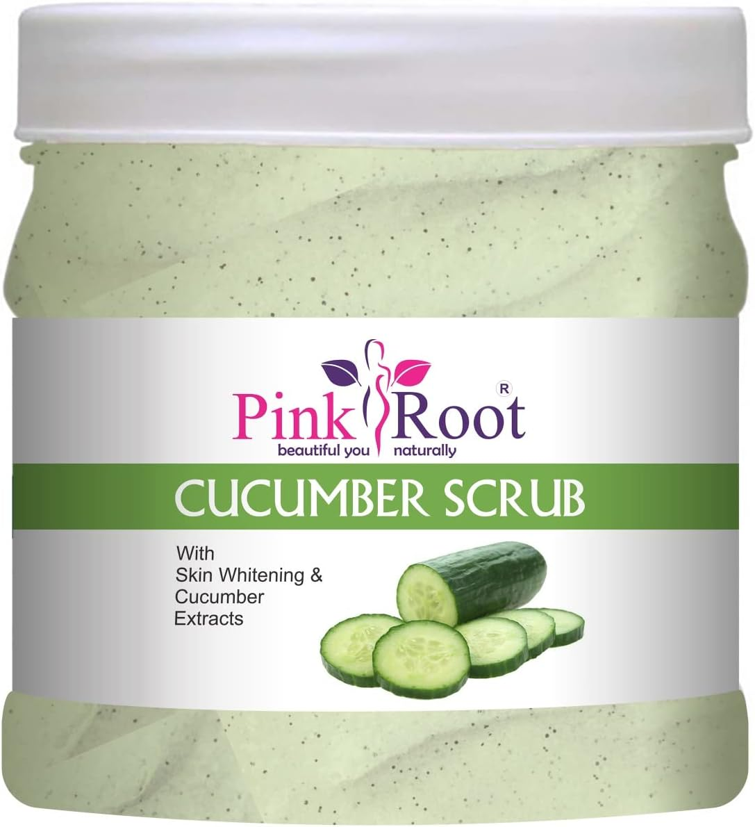 Pink Root Cucumber Scrub 500Gm with Diamond Scrub 500Gm image number 2