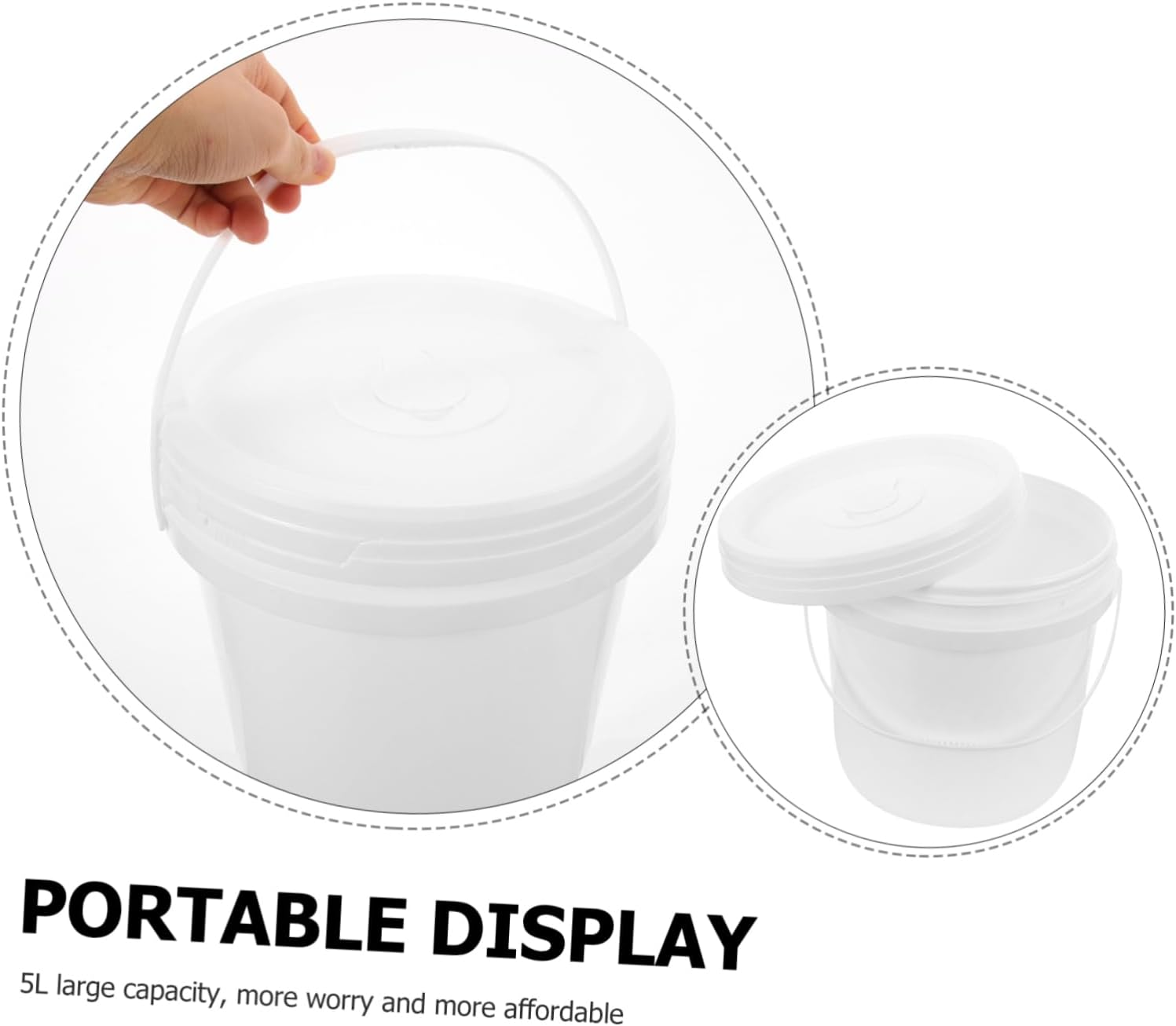 Tissue Box Holder Wipes Dispenser for Bathroom Refillable Wipes Container image number 4