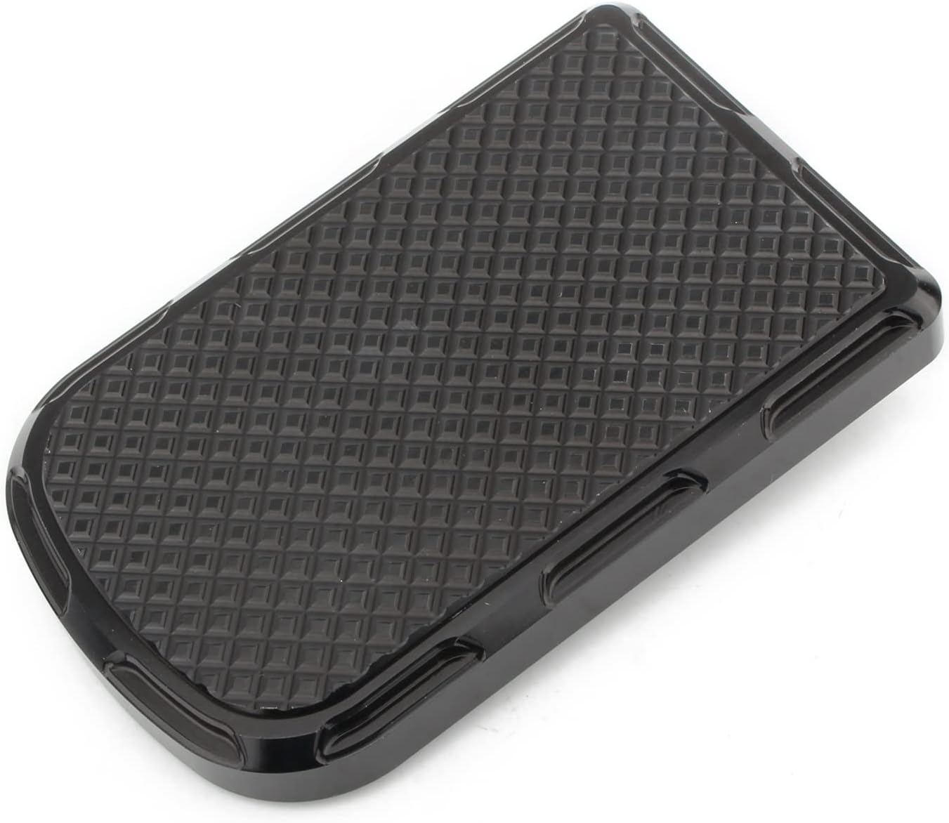 TRUSTTWO Motorcycle Brake Pedal Pad Cover CNC Large Foot Pegs Footrest Compatible with Harley Touring Electra Glide Softail Dyna FLTR FLHR FLHT Trike the New (Color : Chrome B) image number 2