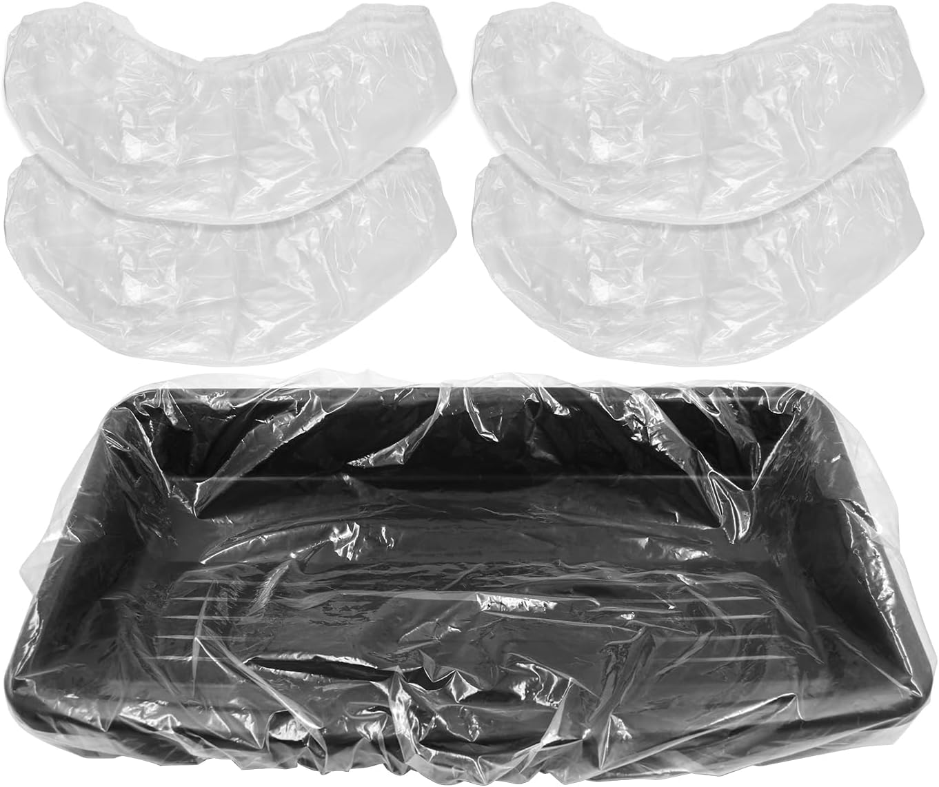 ROLLINGDOG 18 Inch Paint Tray Liners - Exclusively Use with Rollingdog XL Series Paint Roller Kit (Pack of 5) - 5Pc Paint Tray Liners image number 4