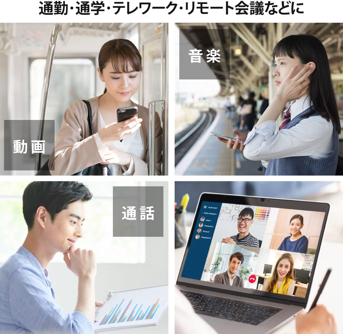 Ohm Denki Audiocomm Earphone Microphone Wired USB Type-C Stereo Earphones, Silver, HP-B173N-S 03-2388 OHM