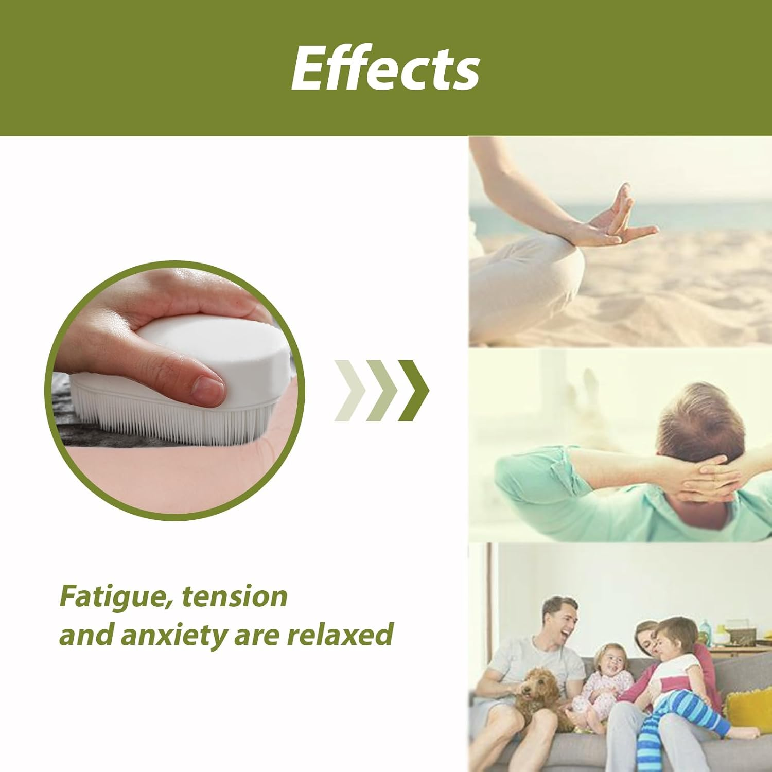 Sensory Brush Therapy Set - Occupational and Sensory Brushing Tools for Calming and Stimulation - Soft Bristles, Latex Free - Ideal for Kids and Adults with Autism or Sensory Needs image number 4