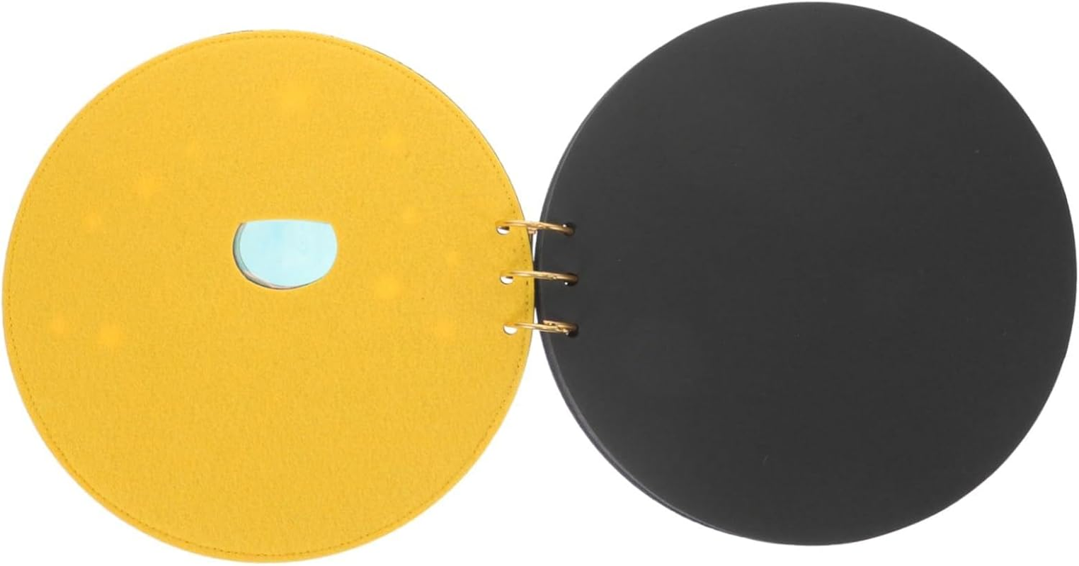 Kisangel Photo Album DIY Growth Album Book for Boy Girl Durable Felt Material Ample Storage Capacity Meaningful Shower Present Creative Design for Cherished Memories image number 6