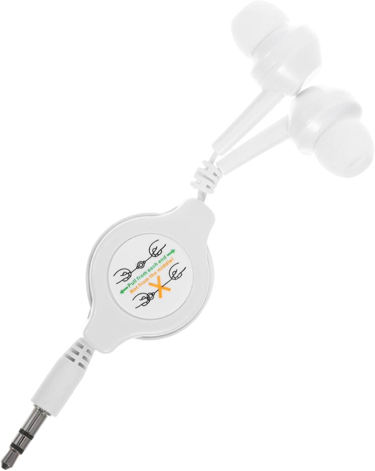 YOSADIER Retractable Wired Earbuds for Ear Headphones Compact Design for Pocket Use Noise Cancelling Earphones for Sports Retractable Ear Plugs for Music Devices image number 2