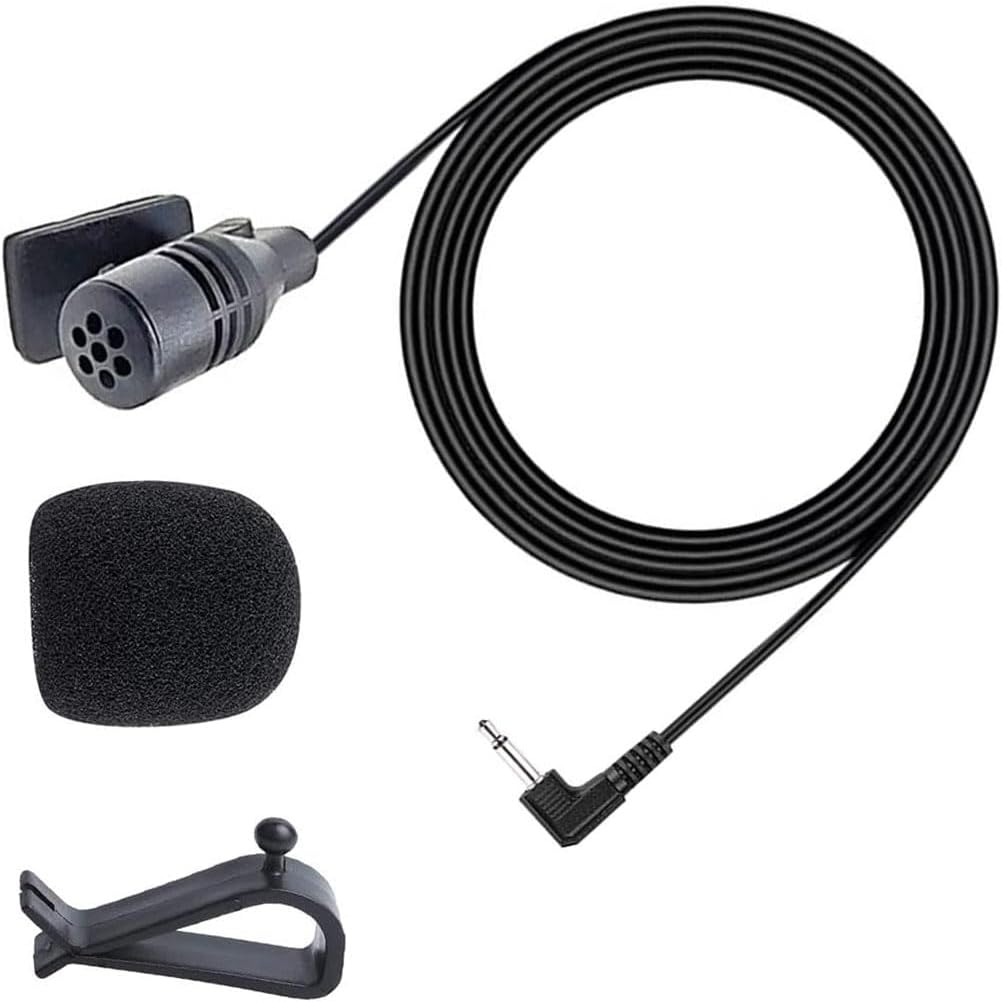 Mijradge 2.5Mm Microphone Assembly Mic for Car Vehicle Head Unit GPS DVD Audio Stereo Radio Receiver Portable External Microphone with 3M Plug and Play Cable Compatible with Pioneer image number 4