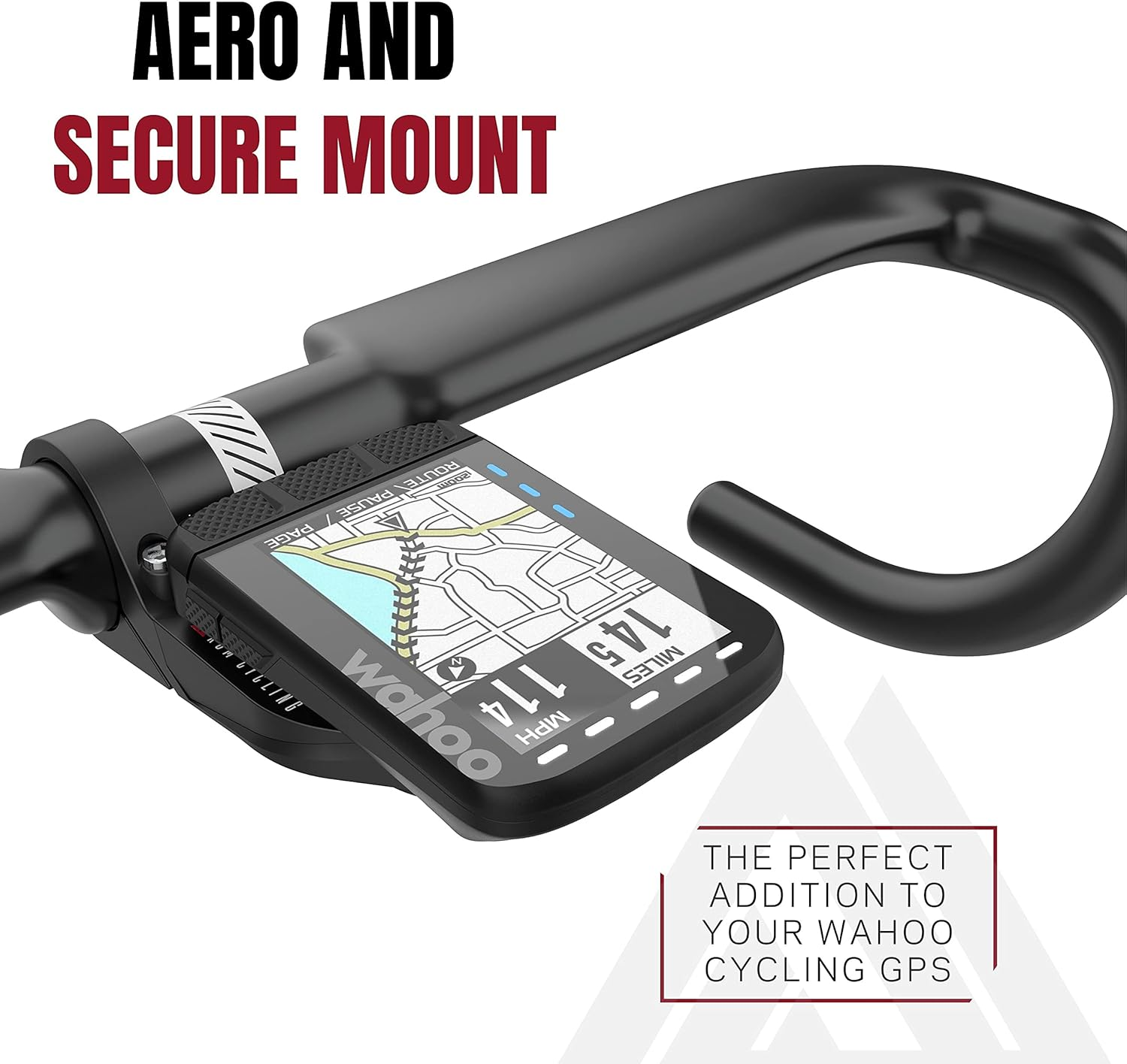 KOM Cycling Wahoo Elemnt & Elemnt Bolt Out Front Handlebar Mount from Bike Mount Designed for Wahoo Elemnt & Elemnt Bolt, & Elemnt Mini image number 4