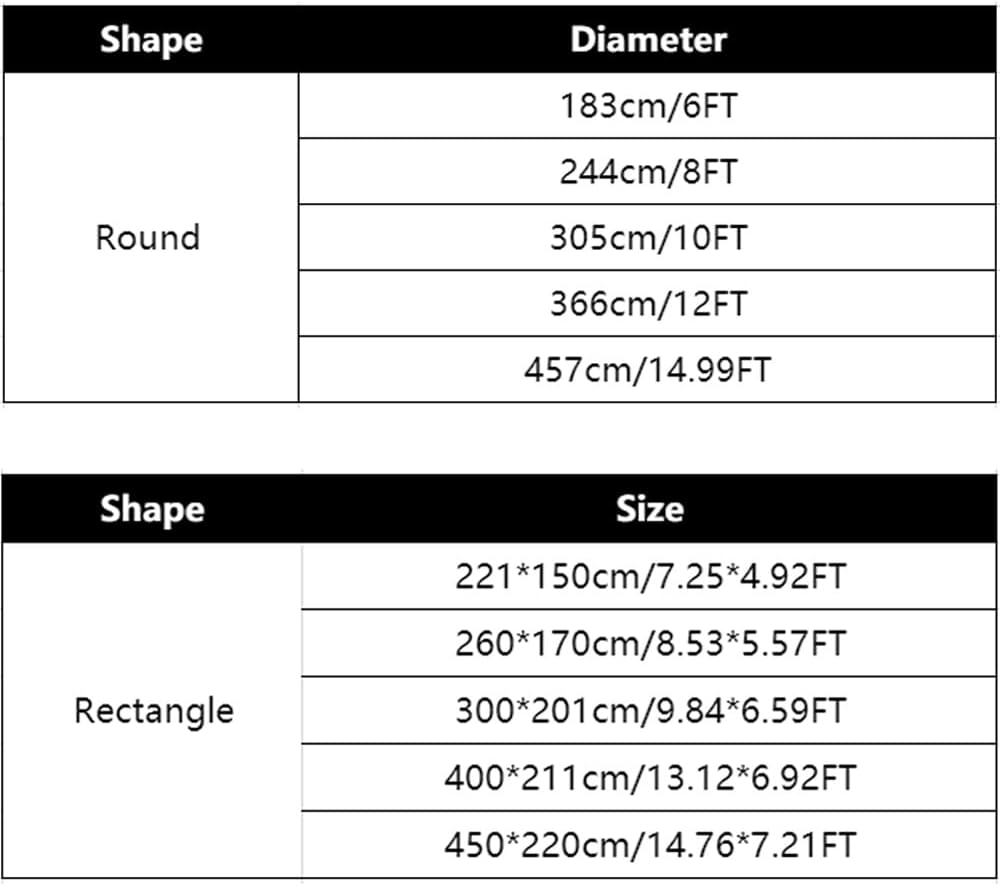 210Cm / 6.89FT round Pool Cover, Foldable Drawstring Design Solar Cover Heat Insulation Film Frame for 183Cm / 6FT Swimming Pool image number 1