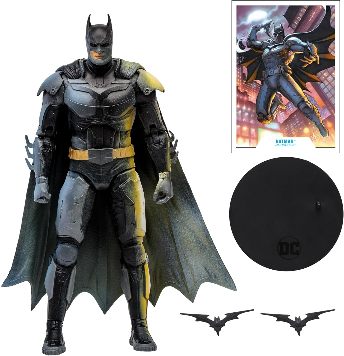 Mcfarlane Toys - DC Multiverse Batman, Supergirl & Dr.Fate (Injustice 2) 3Pk, Gold Label, Amazon Exclusive image number 2