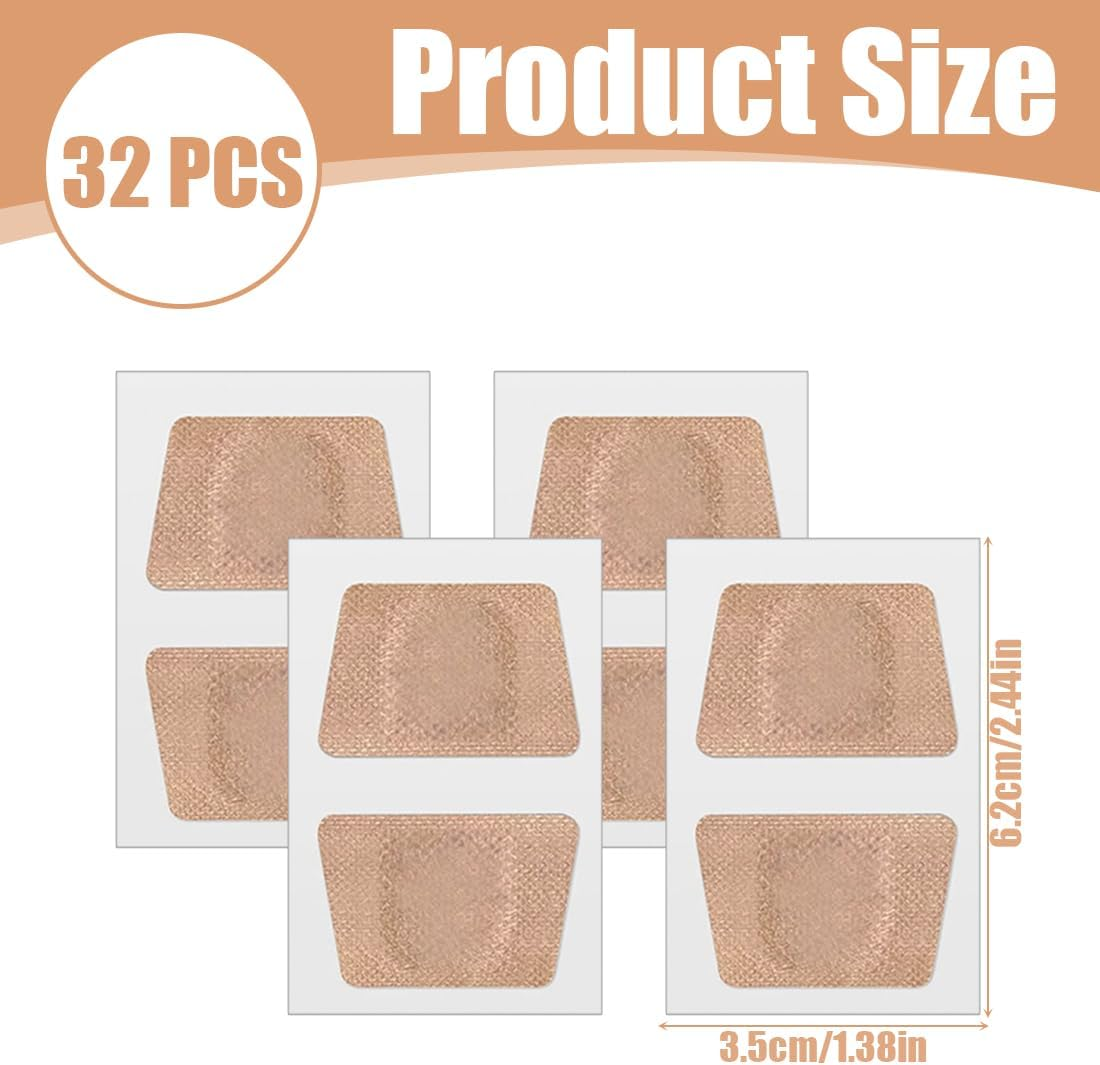 LQIOACU Pack of 32 Toenail Treatment, Split Nail Repair Strengthening Nails, Nail Digging Repair Plasters for Damaged and the Appearance of Discoloured Nails image number 1