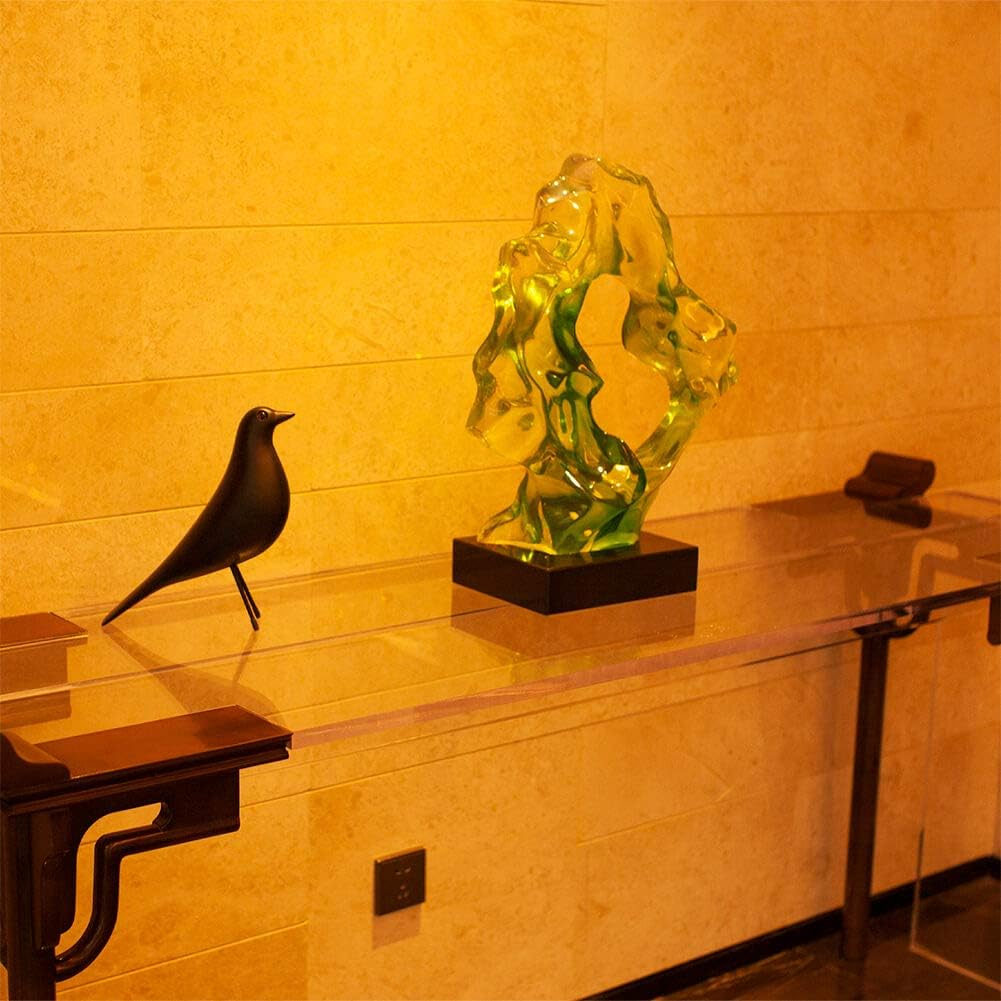 Thribartlive Mid-Century Home Decor House Bird - Office Decor Desk Dove Ornament Arts Gift (Black) - Blue image number 3