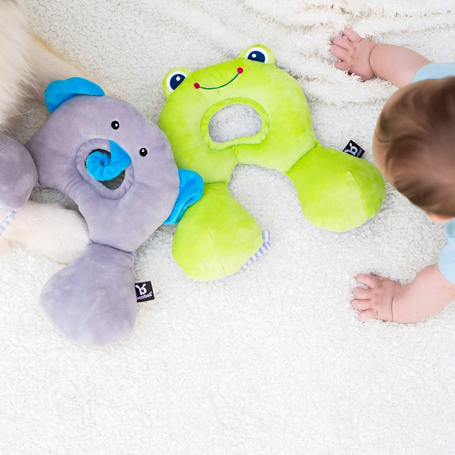 BENBAT Bear Design Travel Friends Headrest for 0 to 12 Months, Orange, 0-12 Mths (211) image number 4