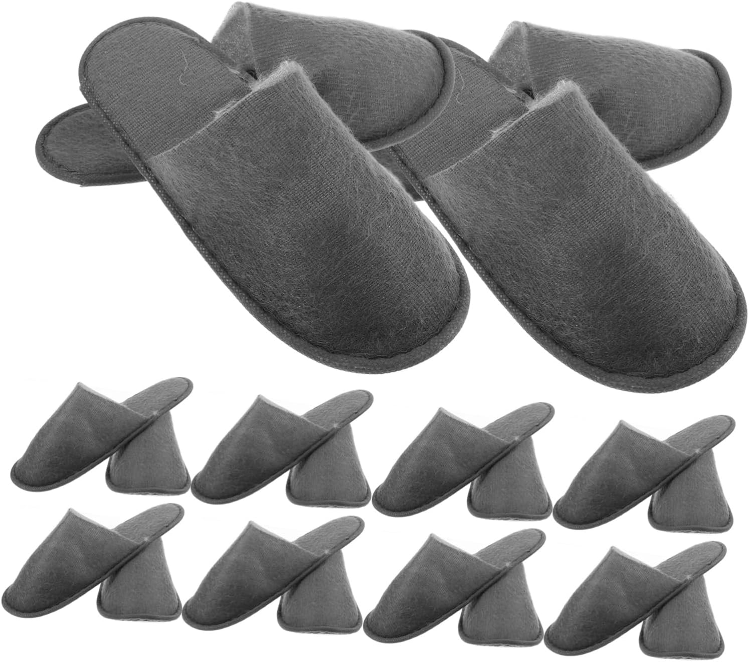 LIFKOME Disposable Spa Slippers Non Slip Lightweight Hotel Guest Footwear for Indoor Use Simple Style with Stain Resistant Surface Comfortable and Convenient Travel Shoes