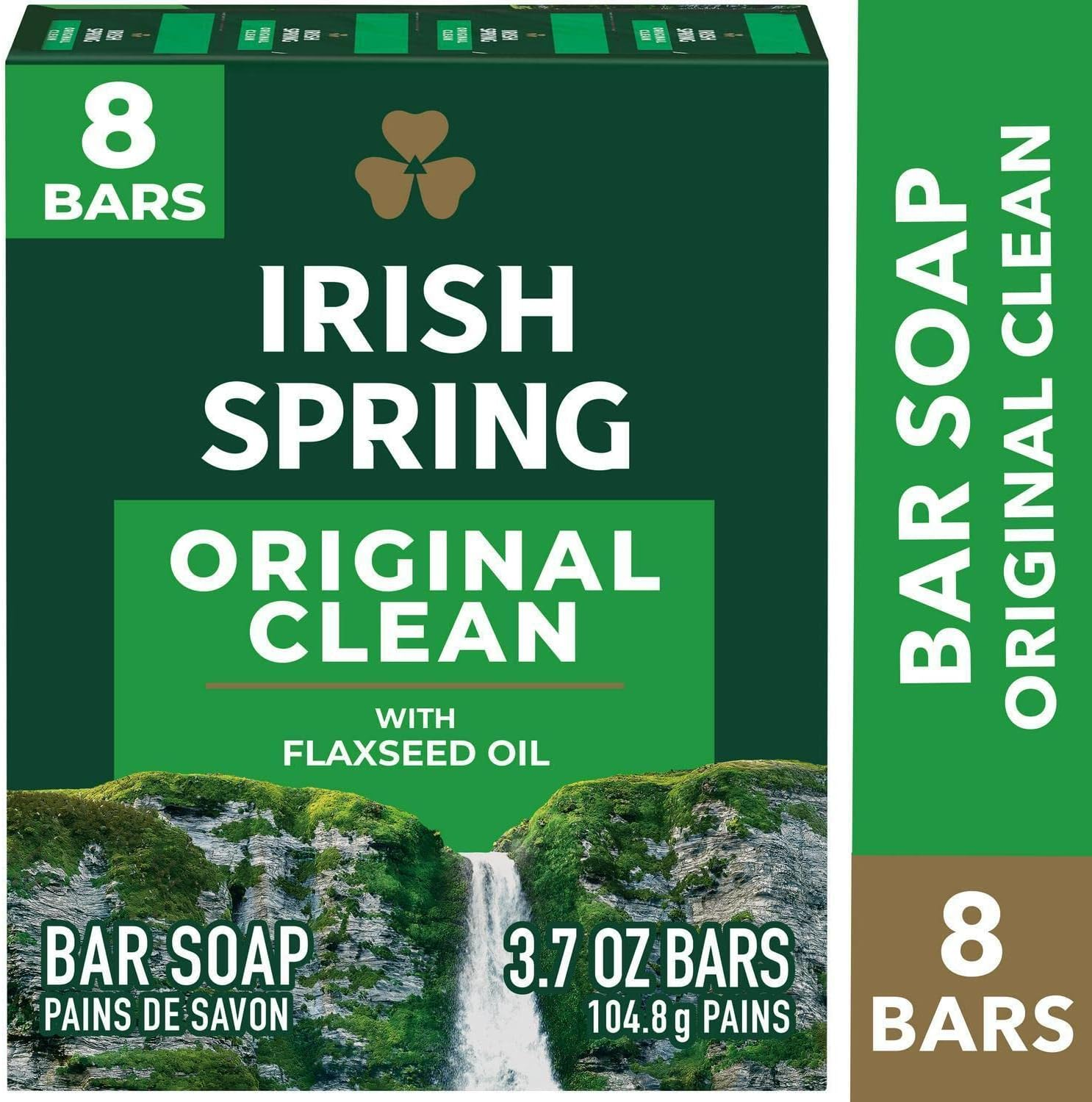 Irish Spring Deodorant Soap Original - 8 Ct