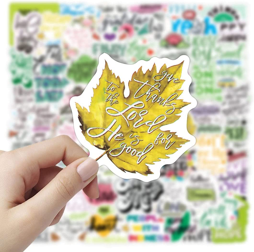 100 Pcs Inspirational Quote Stickers for Water Bottle, Motivational Positive Words Decals Vinyl Stickers for Laptop Computer Skateboard Book for Teens Students Teachers Employees image number 3