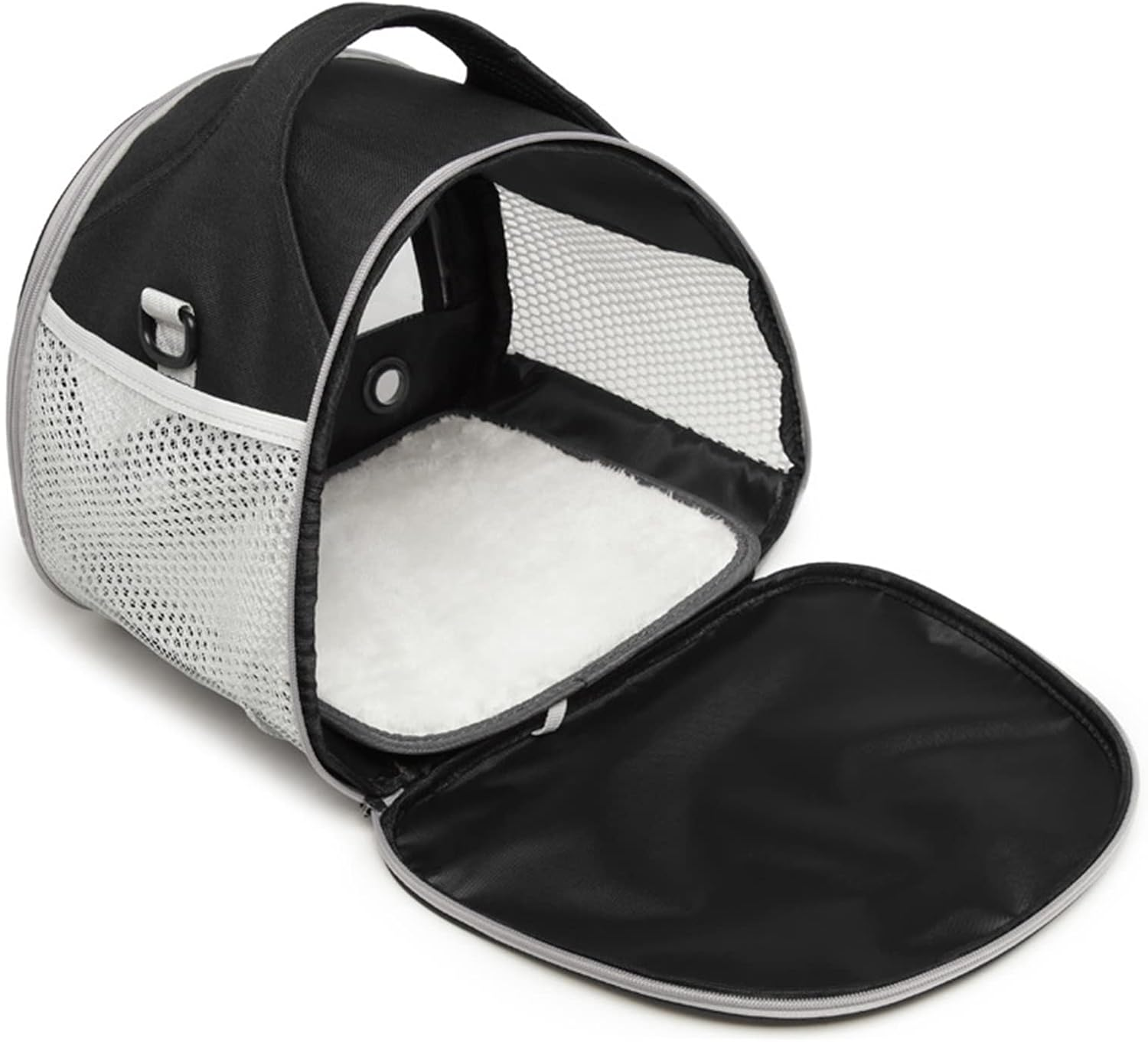 Small Animal Transport Bag Guinea Pig Travel Transport Cage with Transparent Window for Bird Rat Guinea Pig Squirrel Transparent Window Hamster Cage image number 3