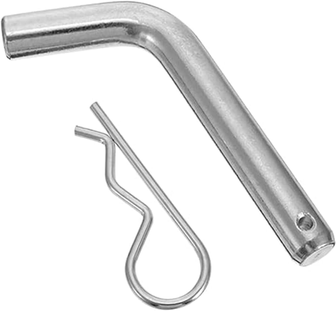 Trailer Hitch Pin Trailer Latch Heavy-Duty Trailer Hitch Pin and Clip Anti-Theft Hitch Locking Pin Accessories (Sliver) image number 4