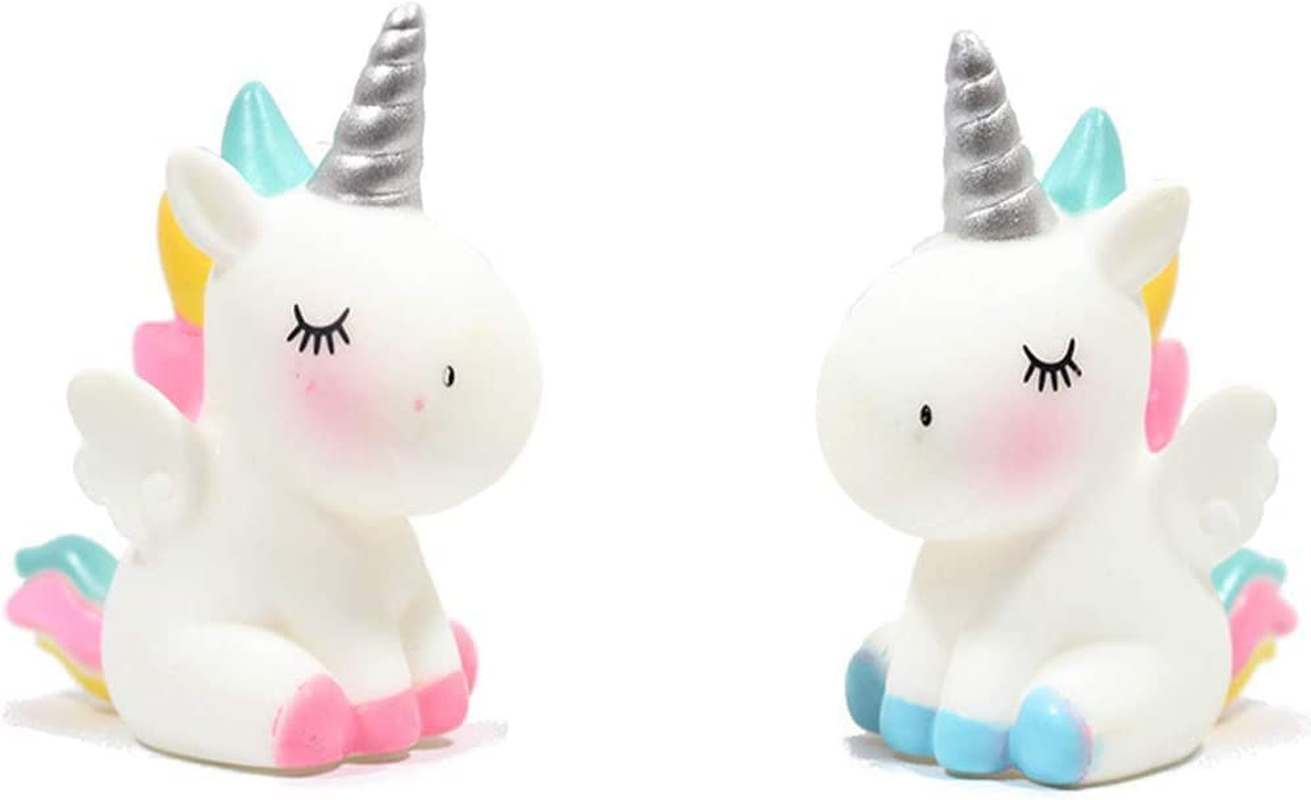 15 Pcs Unicorn Cake Toppers Cloud Rainbow Star Balloon Cupcake Topper Kit Cake Decorations Stand up Wafer for Girls Women'S Birthday Wedding Baby Shower Unicorn Party Decorations image number 4