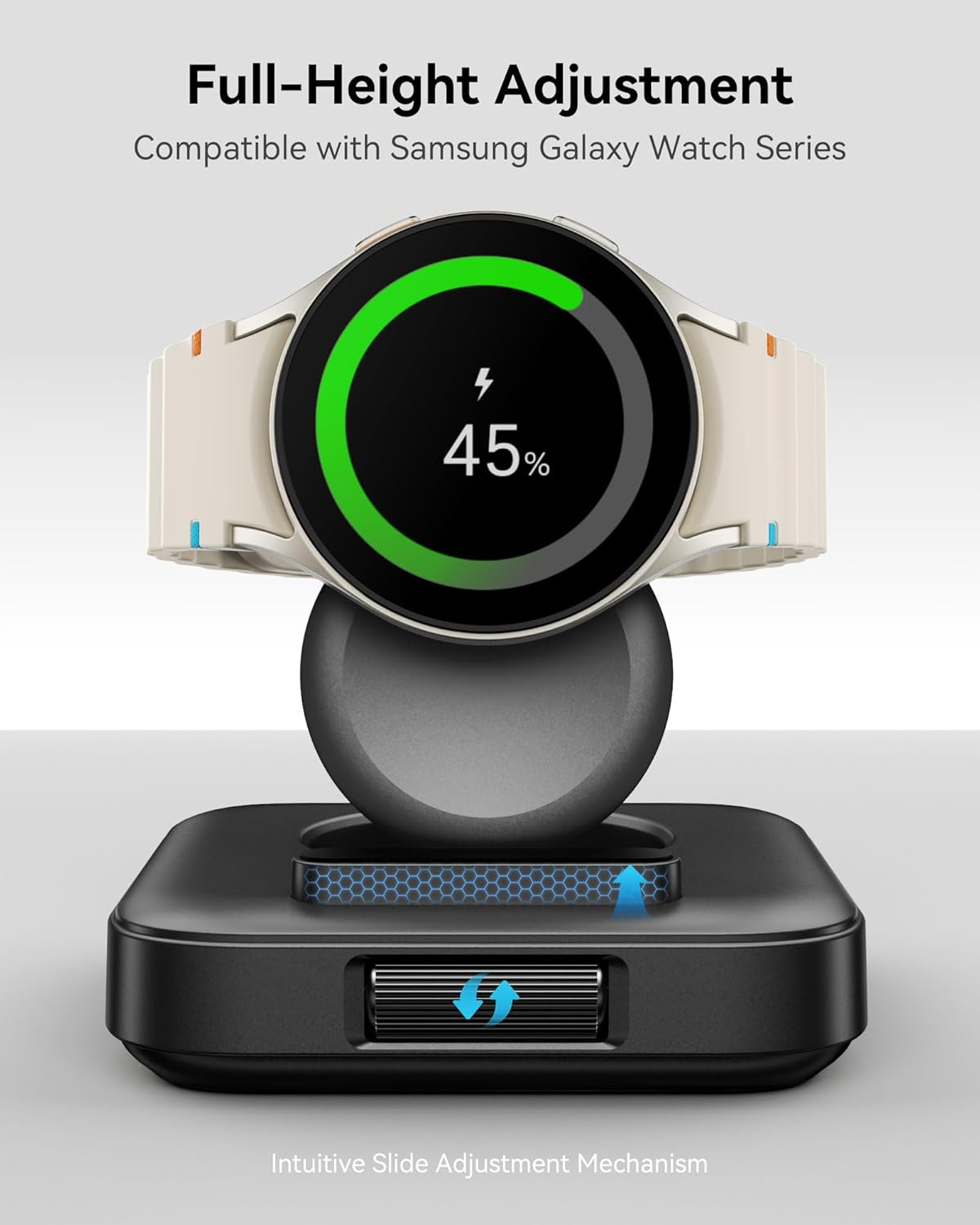 1800Mah Charger for Samsung Galaxy Watch 8/8 Classic/7/Ultra/Fe/6/6 Classic/5/5 Pro/4/4 Classic/3/Active 2/Active, Portable Watch Charger for Travel, Swanscout 303S image number 6