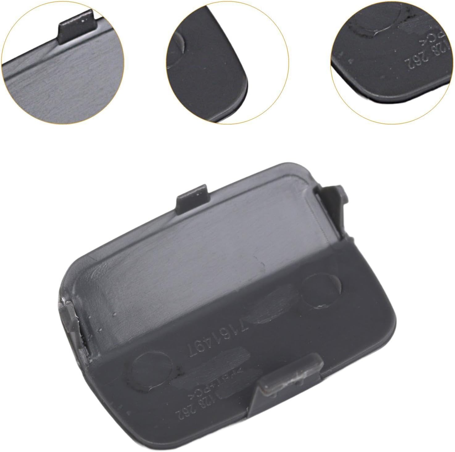 Magideal Rear Tow Hook Eye Cap Cover Auto Accessories 51127161497 Easy Installation Replace Parts for E92 E93 335I 328I 328Xi