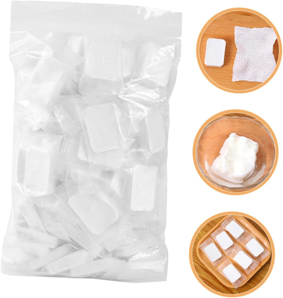 1 Pack Cotton Pads Exfoliating Pads for Face Algodon Desmaquillantes Para Stain Powder Puff Flushable Cream Dry Wipes Cleaner Masks Foaming Spong Makeup Pad White Non-Woven Fabric image number 5