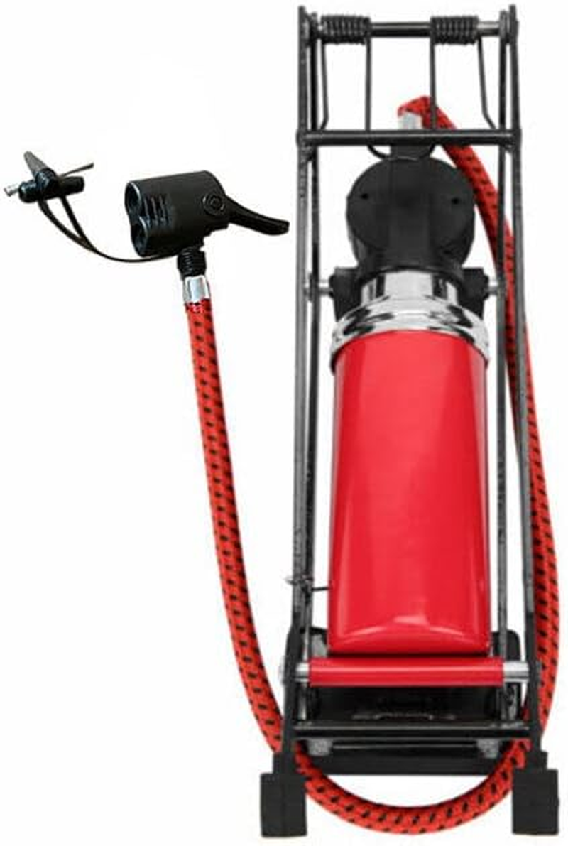 AIMALL High Pressure Foot Pump Portable Floor Bike Pump Inflator, 100 PSI Air Pump for Motorcycles, Bicycles, Cars, Sports Balls, and Other Inflatables image number 4