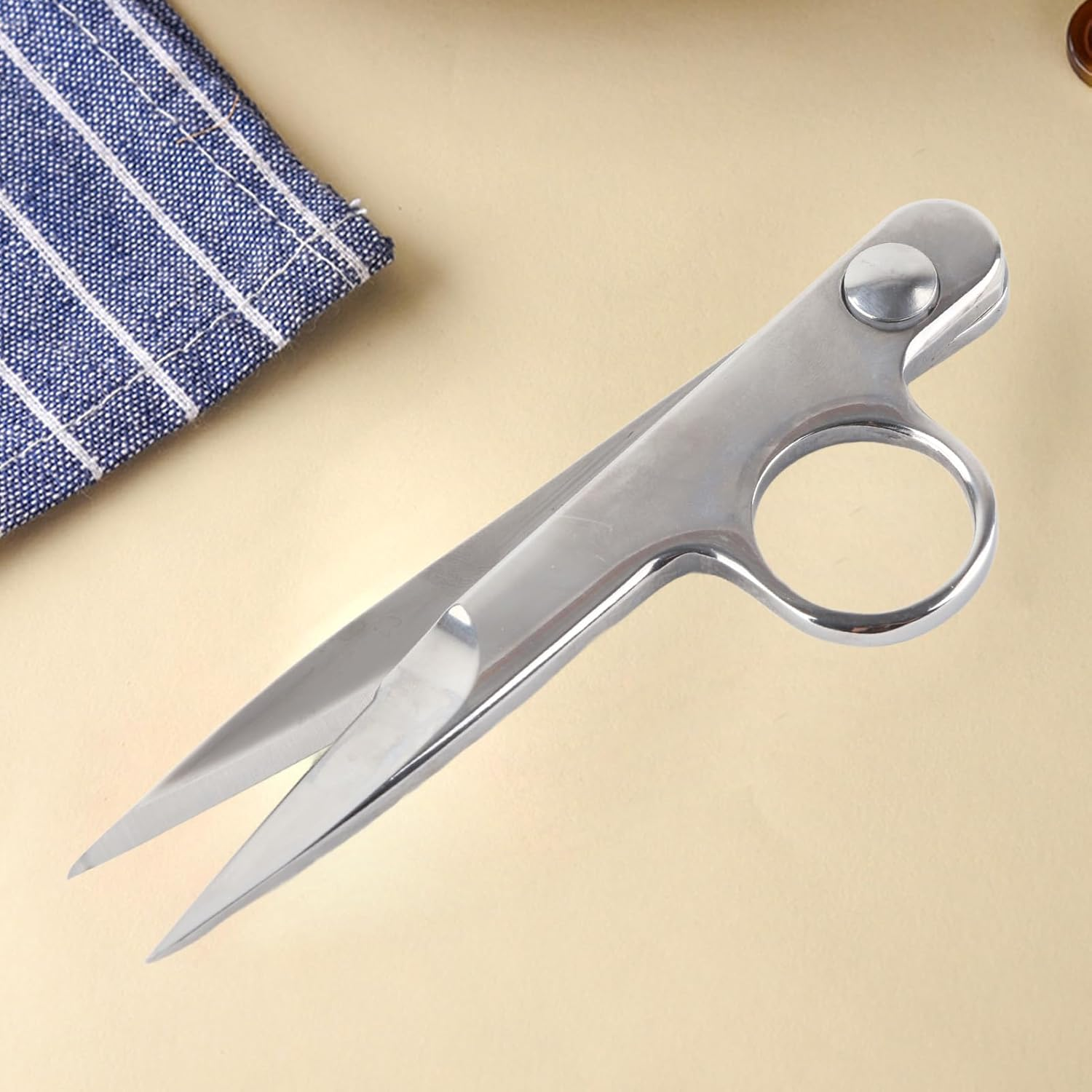 Thread Scissors, Protective Sleeve Stainless Steel Thread Nipper Mini Size Proof for Sewing image number 3