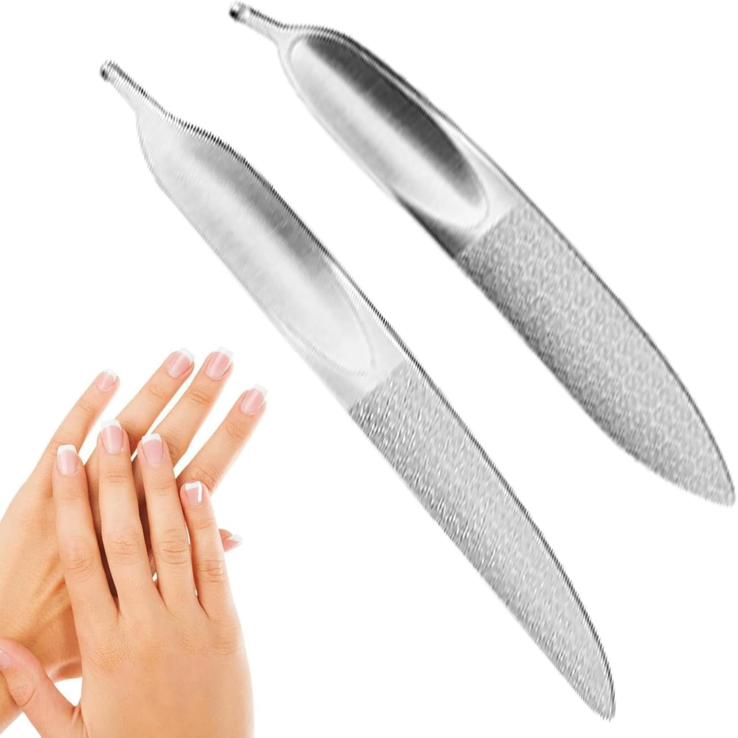 Chaofatchoy Stainless Steel Metal Nail File for Thick Toenails, 4.9-Inch Double-Sided Heavy Duty Nail File for Men, Women & Seniors &ndash; Professional Toe Nail File for Smooth, Precise Grooming image number 6