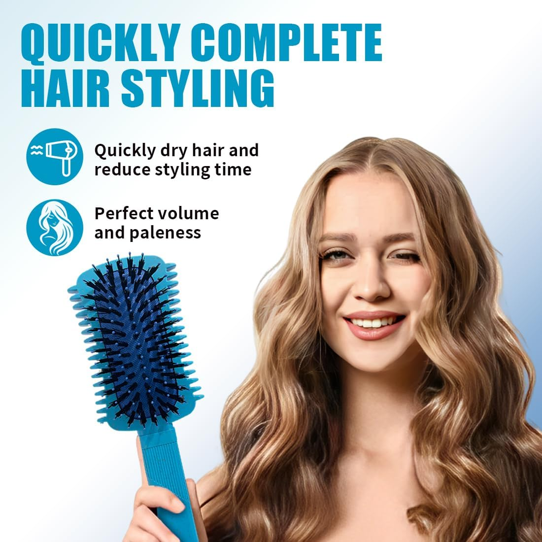 JAWUZ Curl Defining Brush, 2025 Improved Curly Hair Brush, Hair Brush Curls, Versatile Curling Brush, Curl Brush for Women, Curly Hair, Hair Care (Blue) image number 5