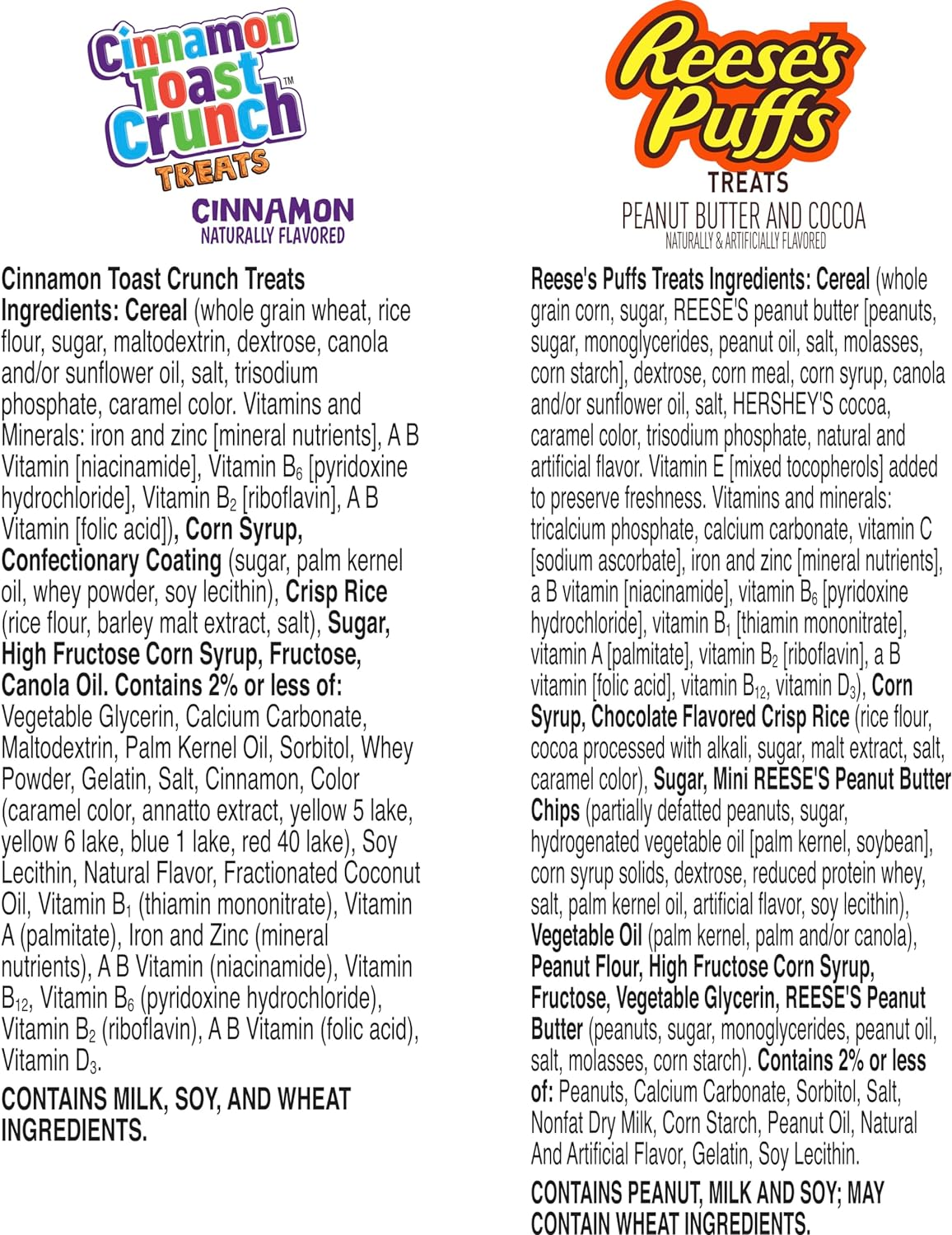 Reese'S Puffs Cinnamon Toast Crunch Cereal Treat Bars Variety Pack, 28 Ct image number 2