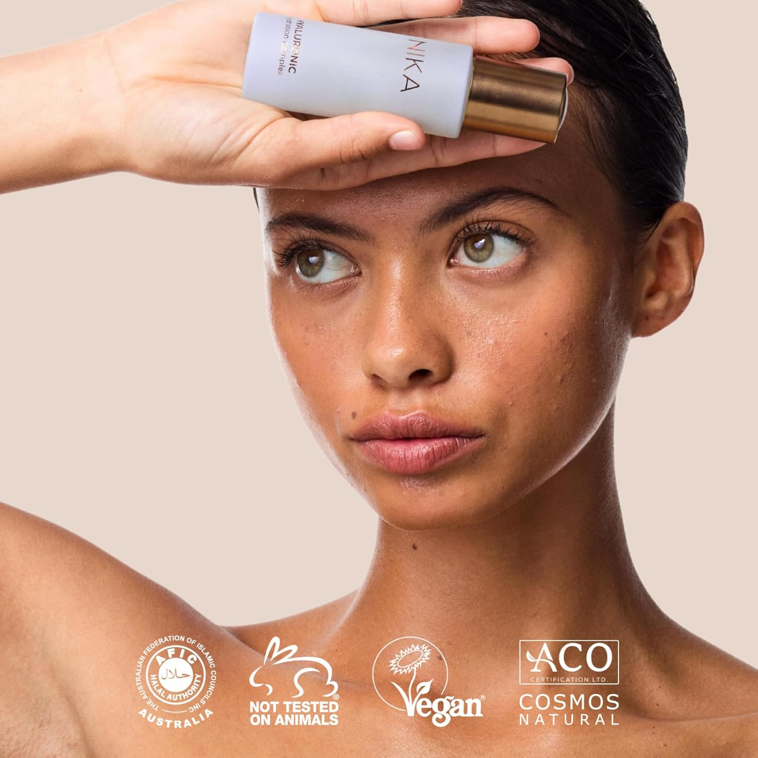 INIKA Hyaluronic Hydration Complex | Clinically Proven. 100% Natural. Lightweight, Oil-Free Serum Boosts Hydration, Protects Skin Barrier and Minimizes Fine Lines + Wrinkles. 30Ml image number 1