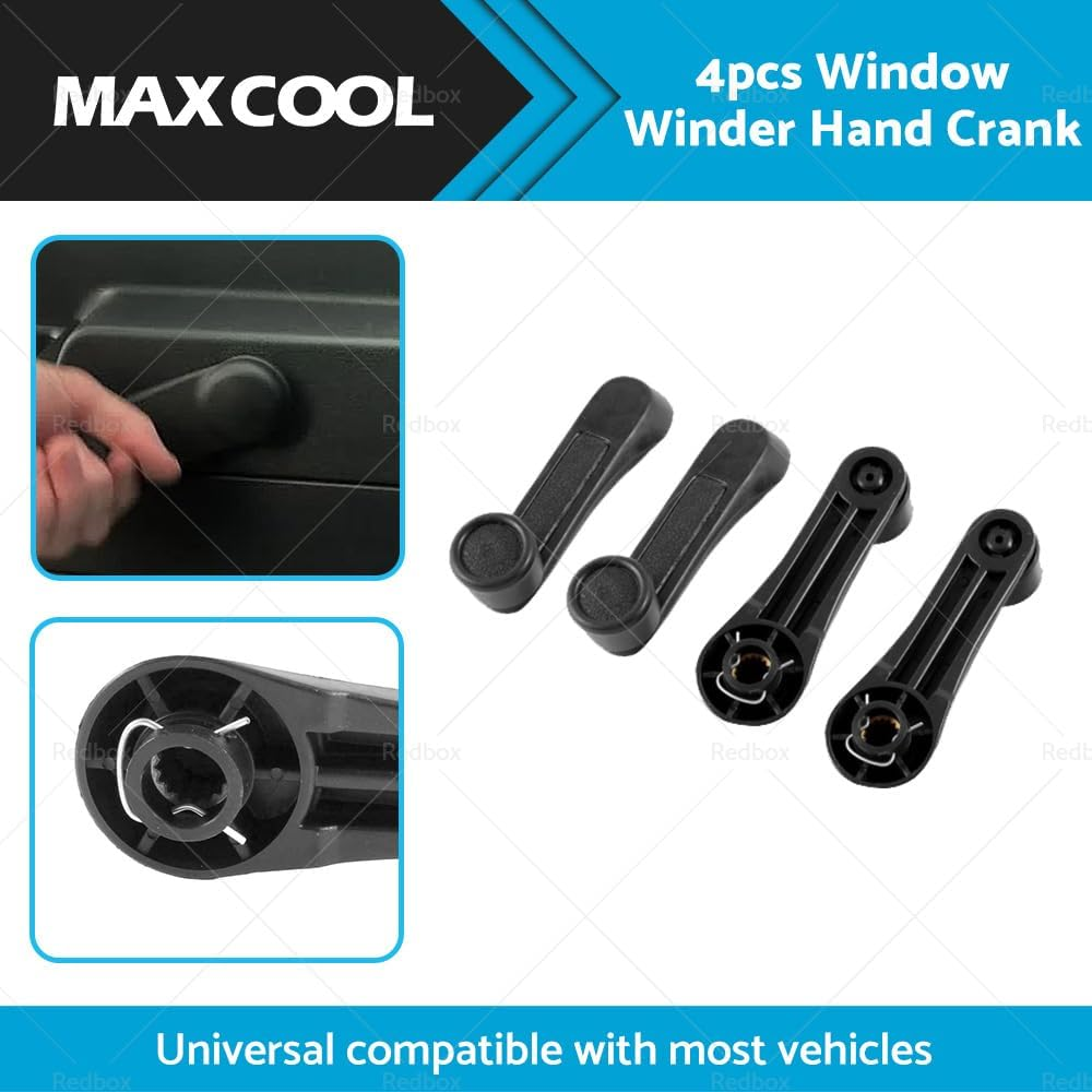 MAX COOL 4Pcs Universal Auto Car Truck Window Hand Crank Winder Handle Cranks Manual Winder Handle Hand Levers image number 4