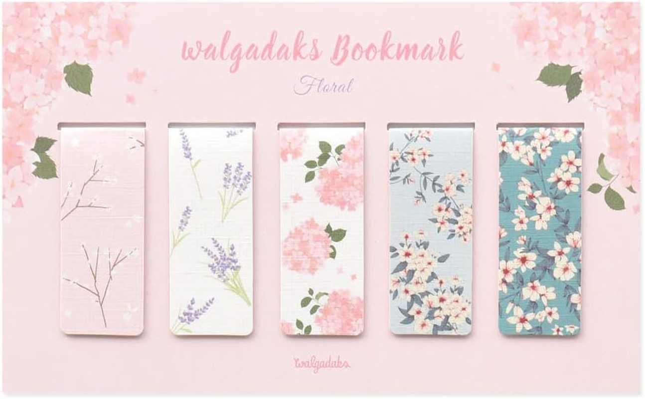 Monolike Magnetic Bookmarks Garden Flower, 10 Pieces