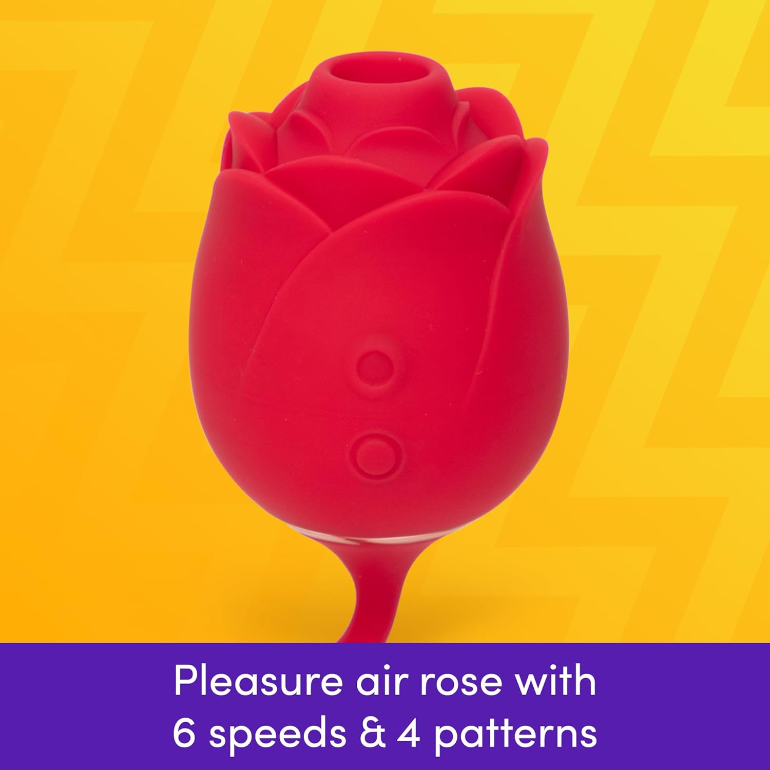 Lovehoney Rose Glow 2 in 1 Rose Clitoral Sucking & Love Egg Vibrator &ndash; Rose Sex Toy Clit Suction Stimulator with 6 Suction Speeds &ndash; Vibrating Adult Sex Toys for Women - Rechargeable & Waterproof