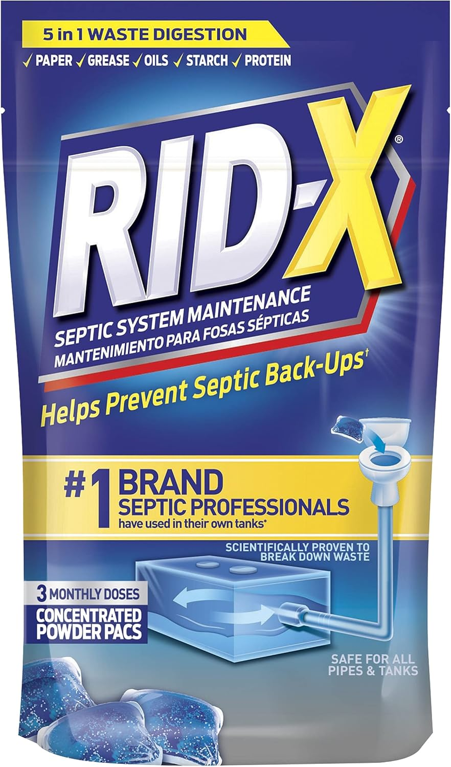 Rid-X Septic Tank System Treatment, 3.2 Ounce