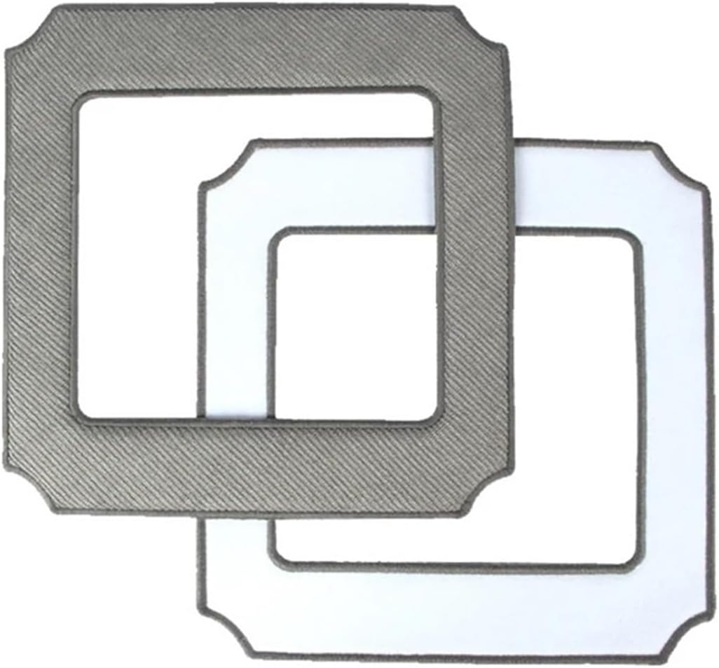 Microfiber Glass Cleaning Mops for Window Vacuum Cleaner Robot,24X24Cm Reusable Ultra Thin Rags for Washing Windows Spare Cloth(6Pcs) image number 3