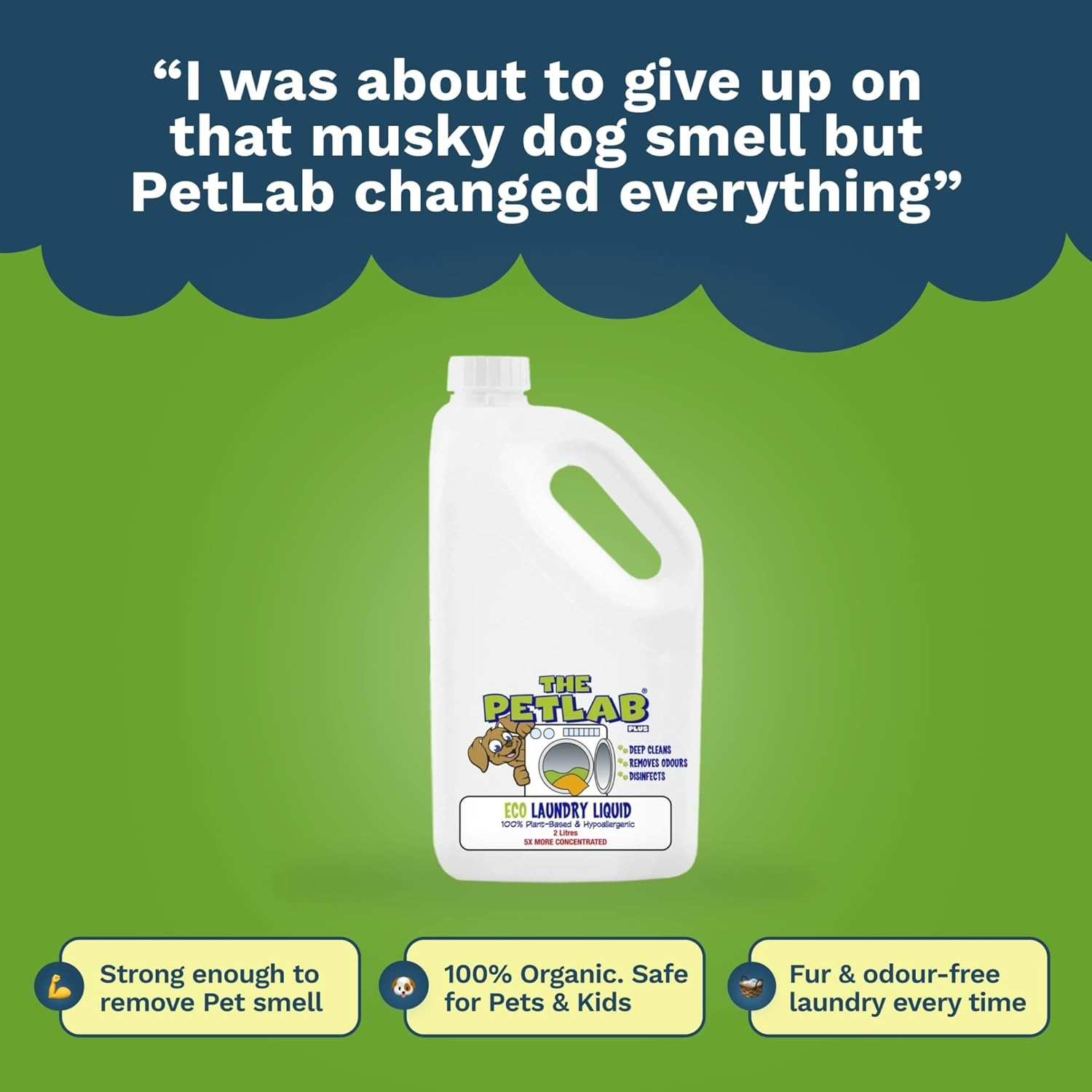 Petlab 2L Eco Laundry Liquid