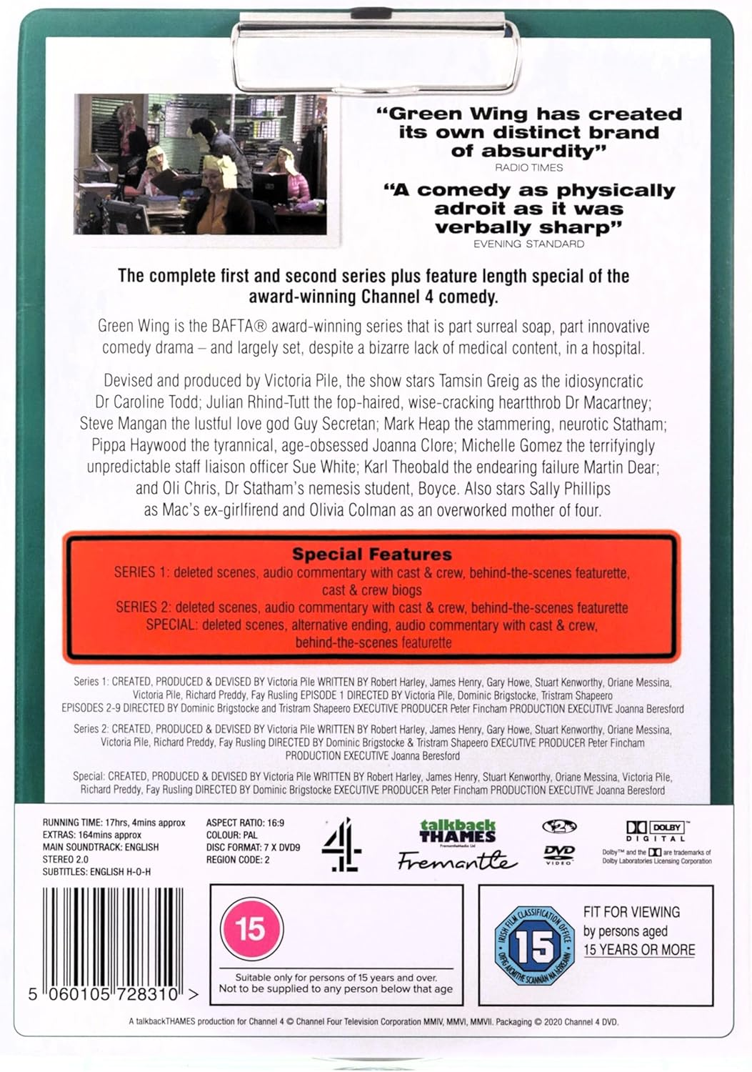 Green Wing: Series 1-2 + Special (Repackage) [DVD]