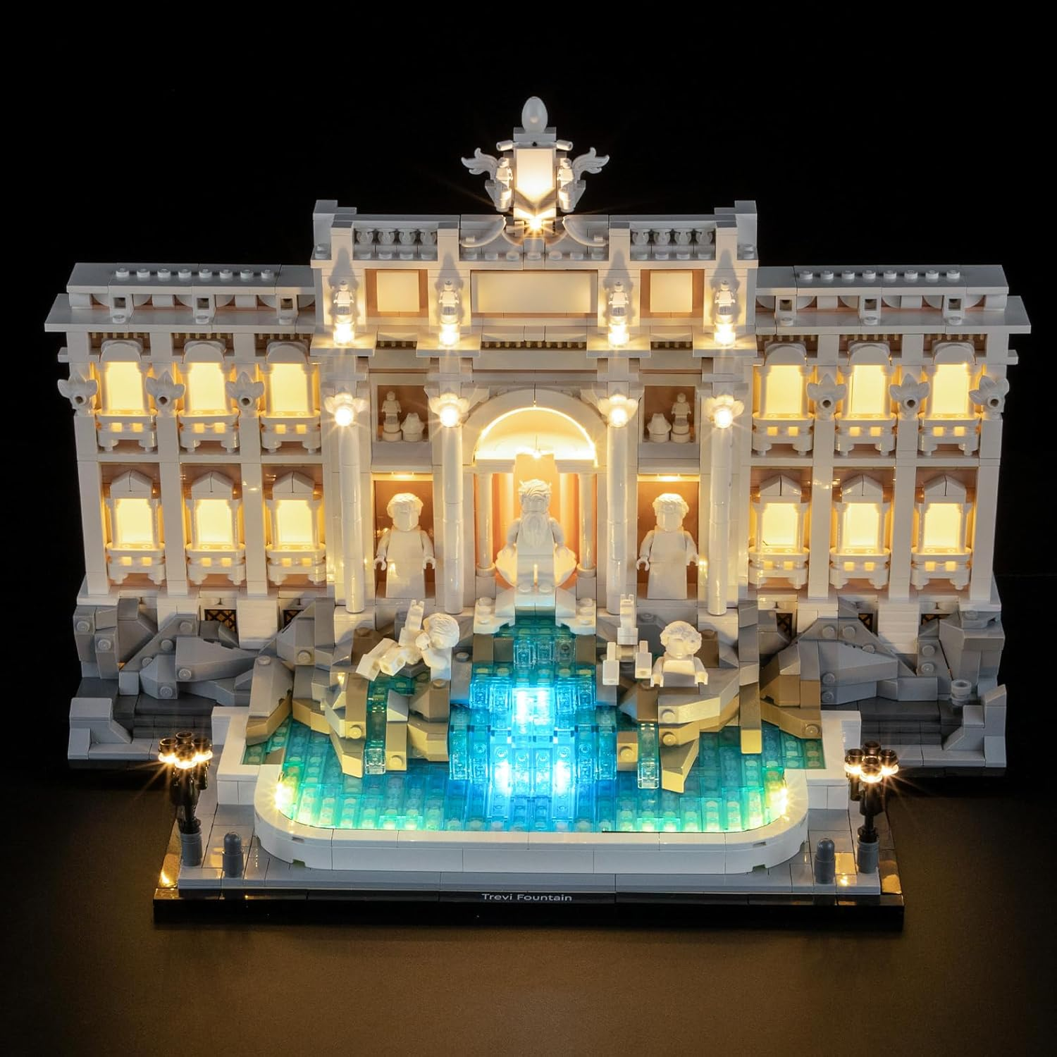 BRIKSMAX 2.0 Light Kit for  Trevi Fountain -Innovative Led Lighting Compatible with  Architecture 21062 - Not Included  Set