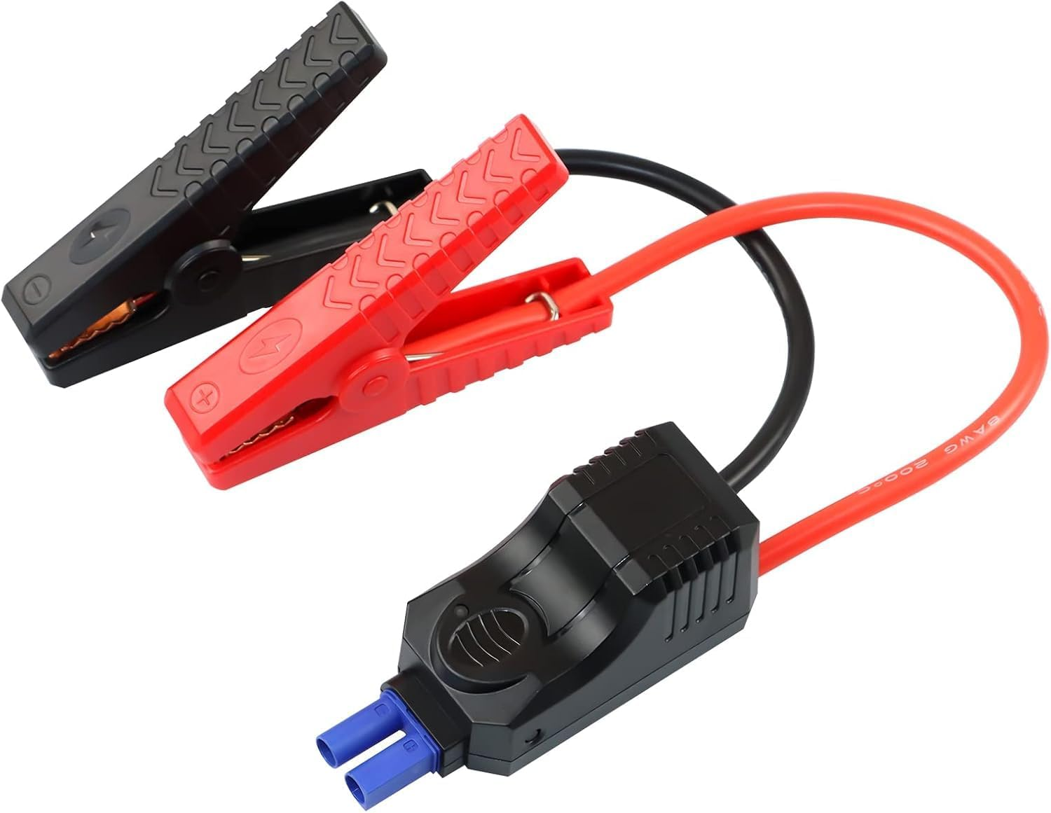 EC5 Jump Starter Cable with Battery Clamps - Booster Jumper Cables Automotive Replacement Jump Starter EC5 Connector Emergency Jumper Cable Alligator Clips for 12V Portable Car Jump Starter 8AWG Wire image number 1