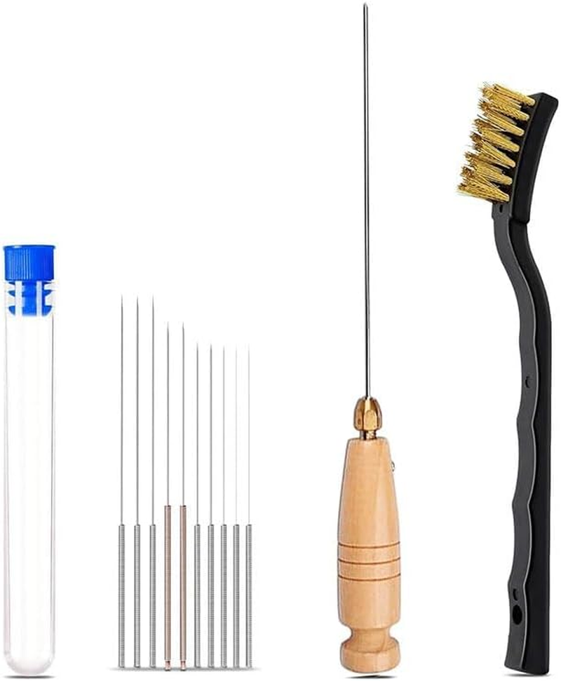 3D Print Cleaner, 3D Printer Nozzle Cleaner&ndash; Precision Nozzle Cleaner Tool Set with Cleaning Needles, Brushes, and Tweezers, 3D Printer Tools Kit for 1.75Mm Nozzles image number 3
