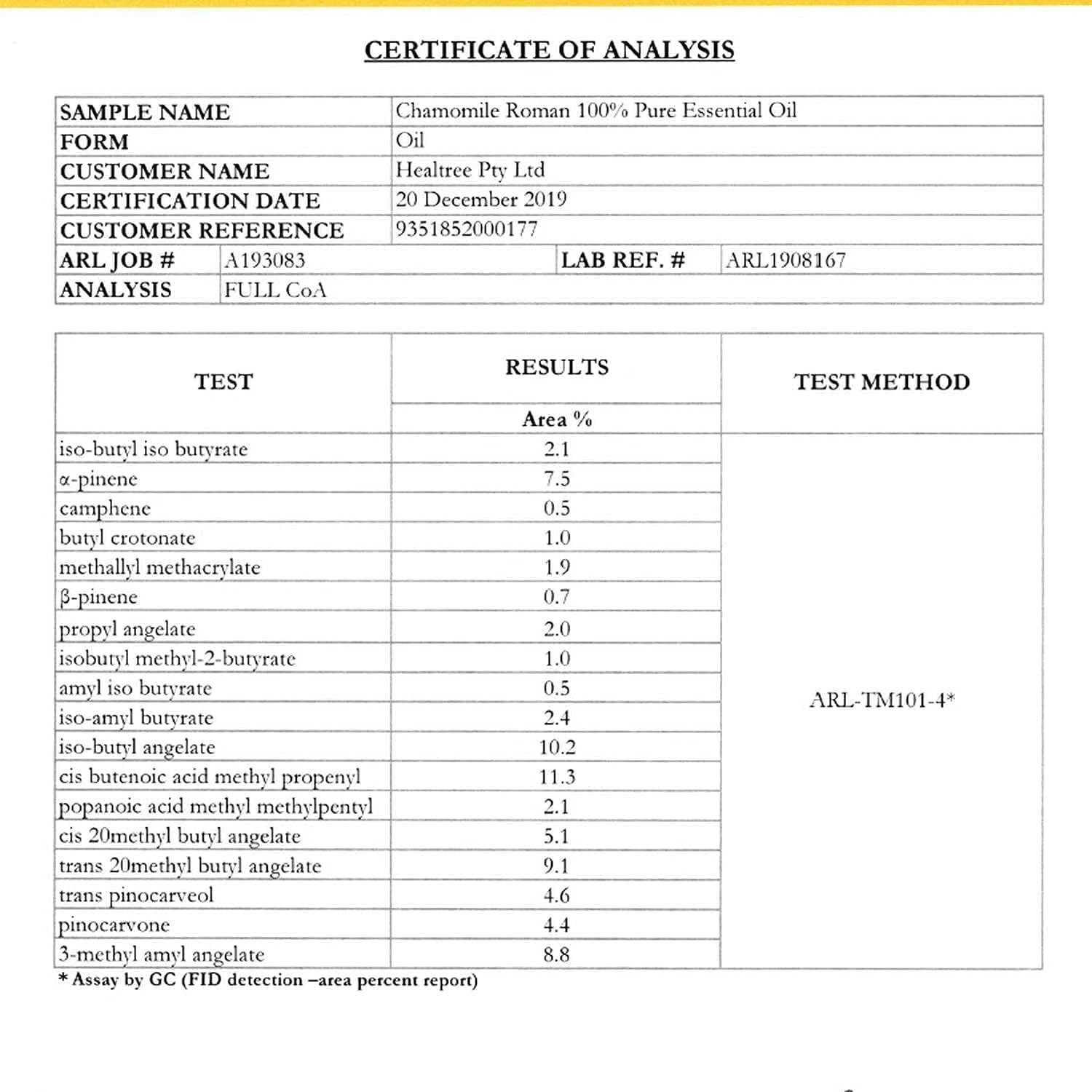 Roman Chamomile Essential Oil - 100% Pure Chamomile Oil for Skin Care and Aromatherapy 10Ml image number 2