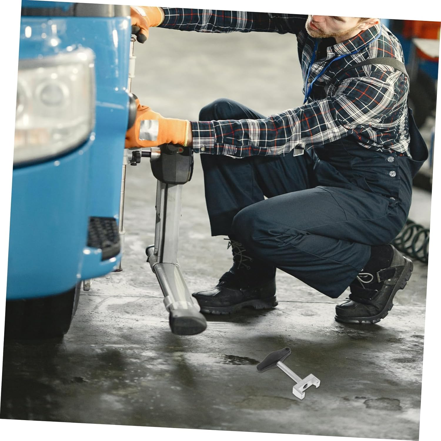 HEALEEP Portable Ignition Coil Puller Tool Spark Disassembly Wrench for Easy Removal Construction for Mechanics and Enthusiasts Lightweight and Compact Design image number 5