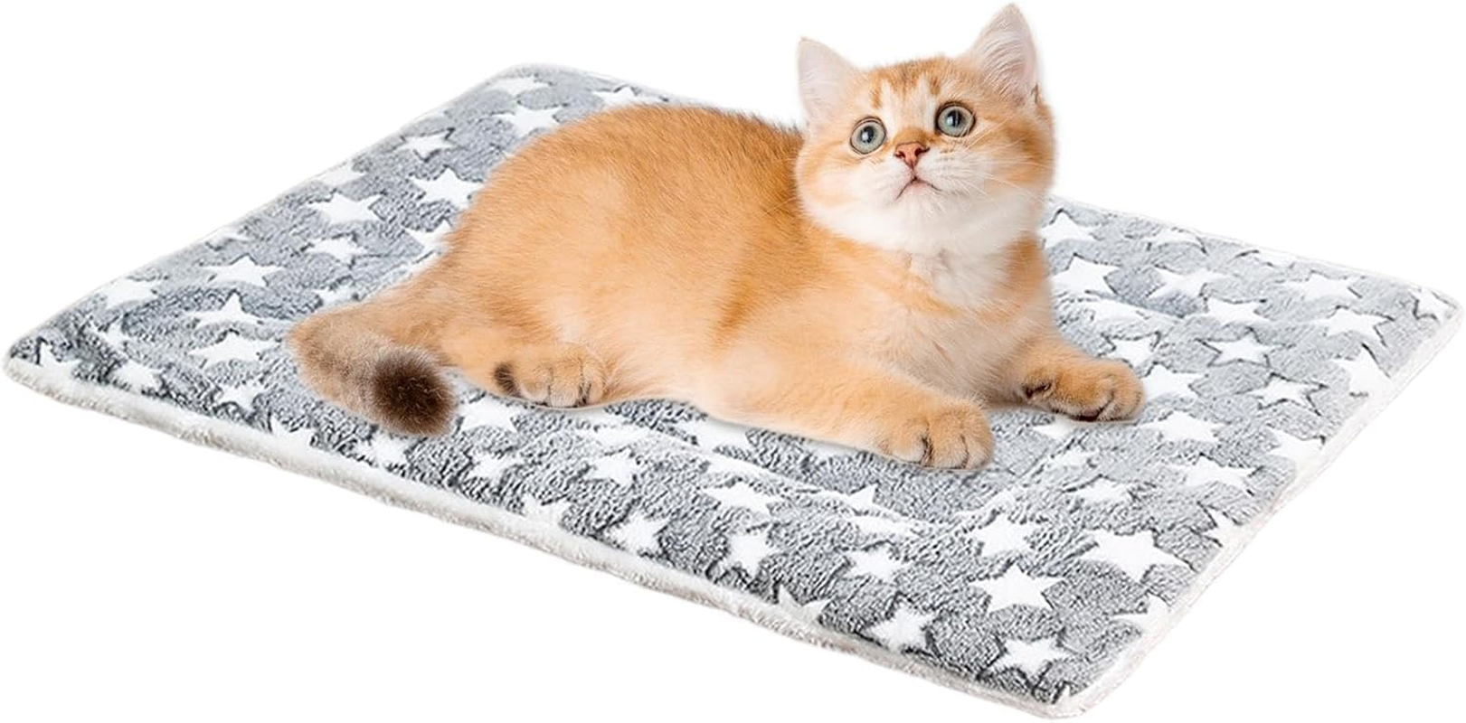 Qkbuza Warm Dog Bed for Winter,Warming Pet Bed - Self-Warming Cat Bed Pad, Thermal Cat and Dog, Cat Warmer Mat for Indoor Cats