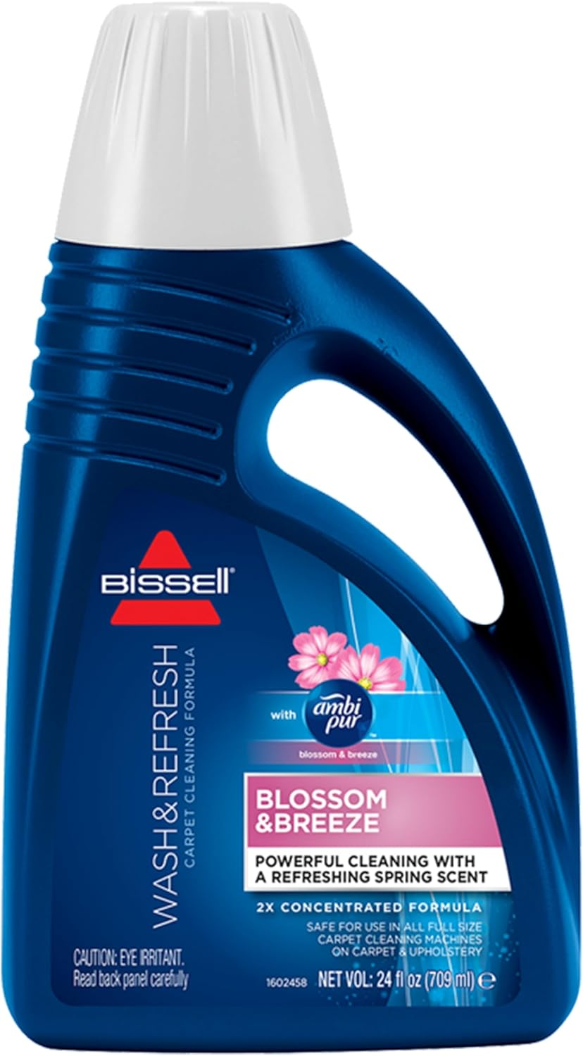 BISSELL Wash & Refresh 2X Concentrated Formula 1248E, Ambi Pur Blossom & Breeze, 709Ml image number 3