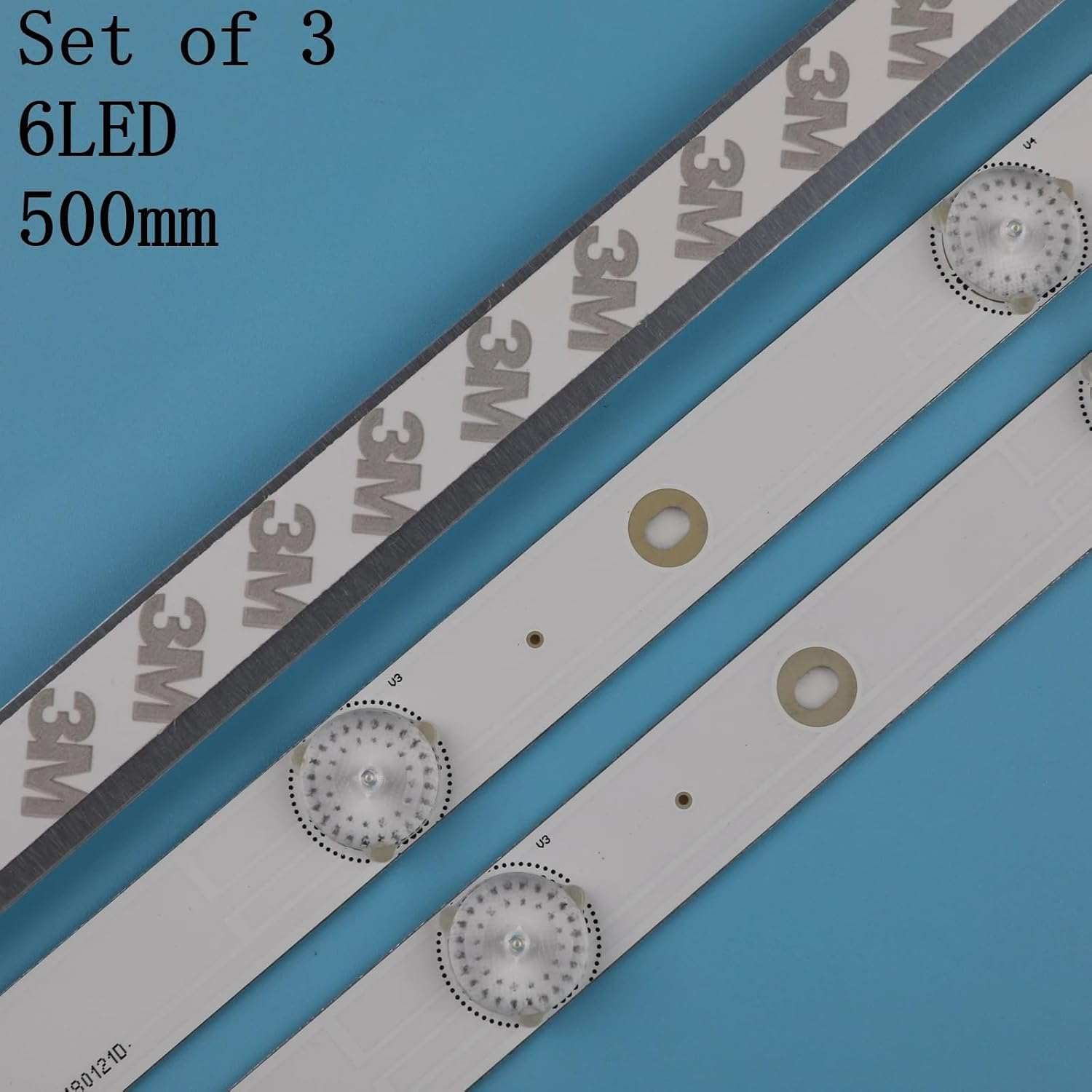 LED Backlight Strip Fit for JS-LB-D-JP2820-061/051DBAD D28-F2000 LED28C310A LED28C310B JS-LB-D-JP2820-061DBAD 6 Leds LED TV Light image number 2