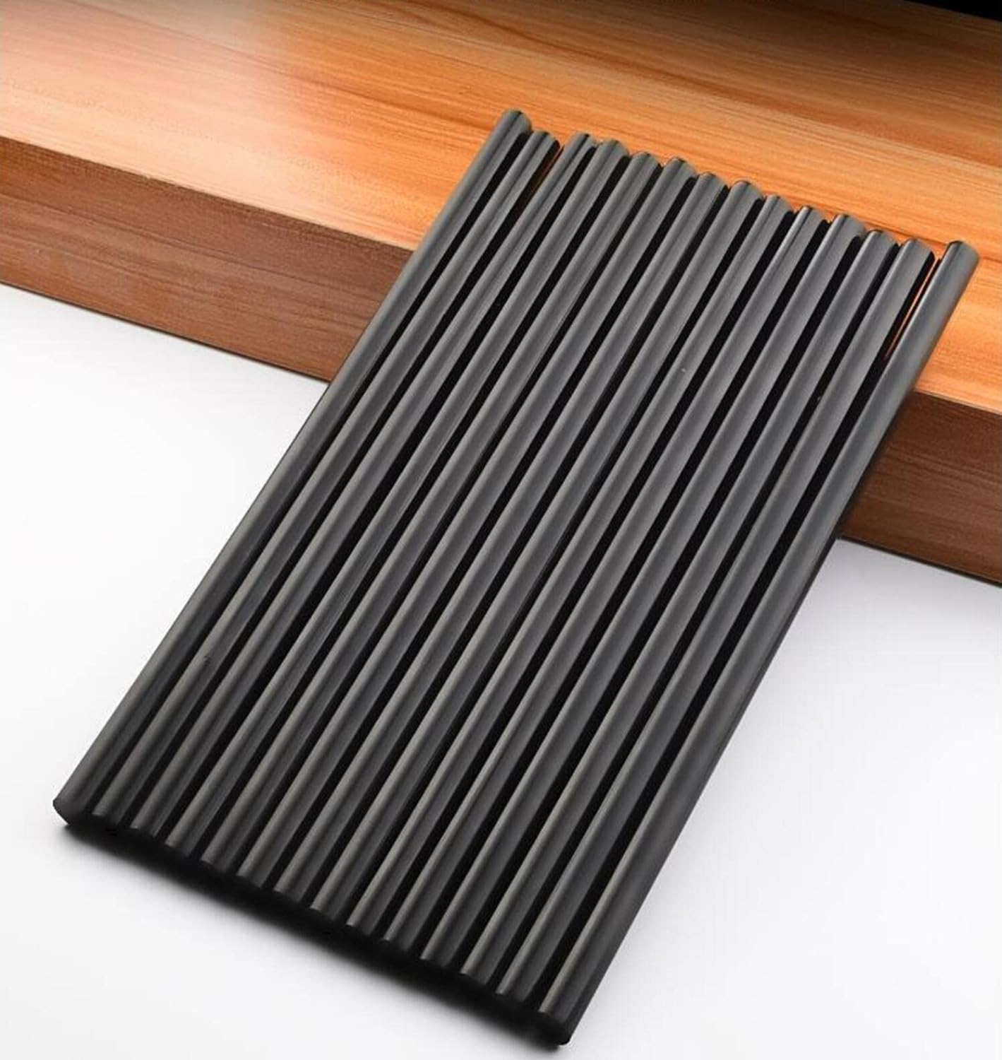 100Pcs Hot Melt Glue Stick Strips High Adhesive Hot Glue Gun Sticks for Car Audio DIY Art Craft Home Office Project Craftwork Fix & Repairs Diameter (Black 0.43"*7.87"(11Mm*200Mm)) image number 1