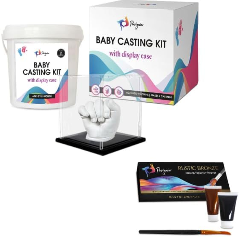 Baby Casting Kit + Display Case + Artists Palette Paint Set