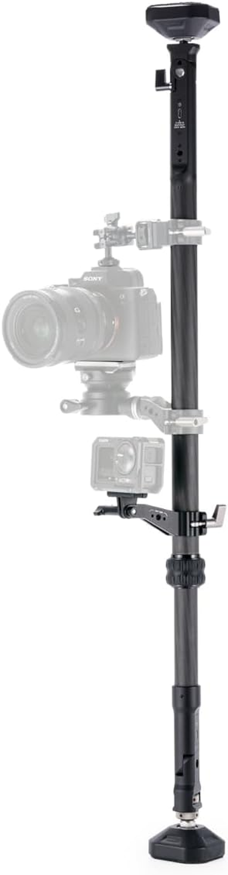 Tilta Hydra 100 Cm (3.3 Ft) Adjustable Support Post | Vehicle Interior Camera Mount | 100W Power Pass-Through via USB-C | Compact, Stable, and Fully Adjustable | Compatible with Hydra Accessories image number 3