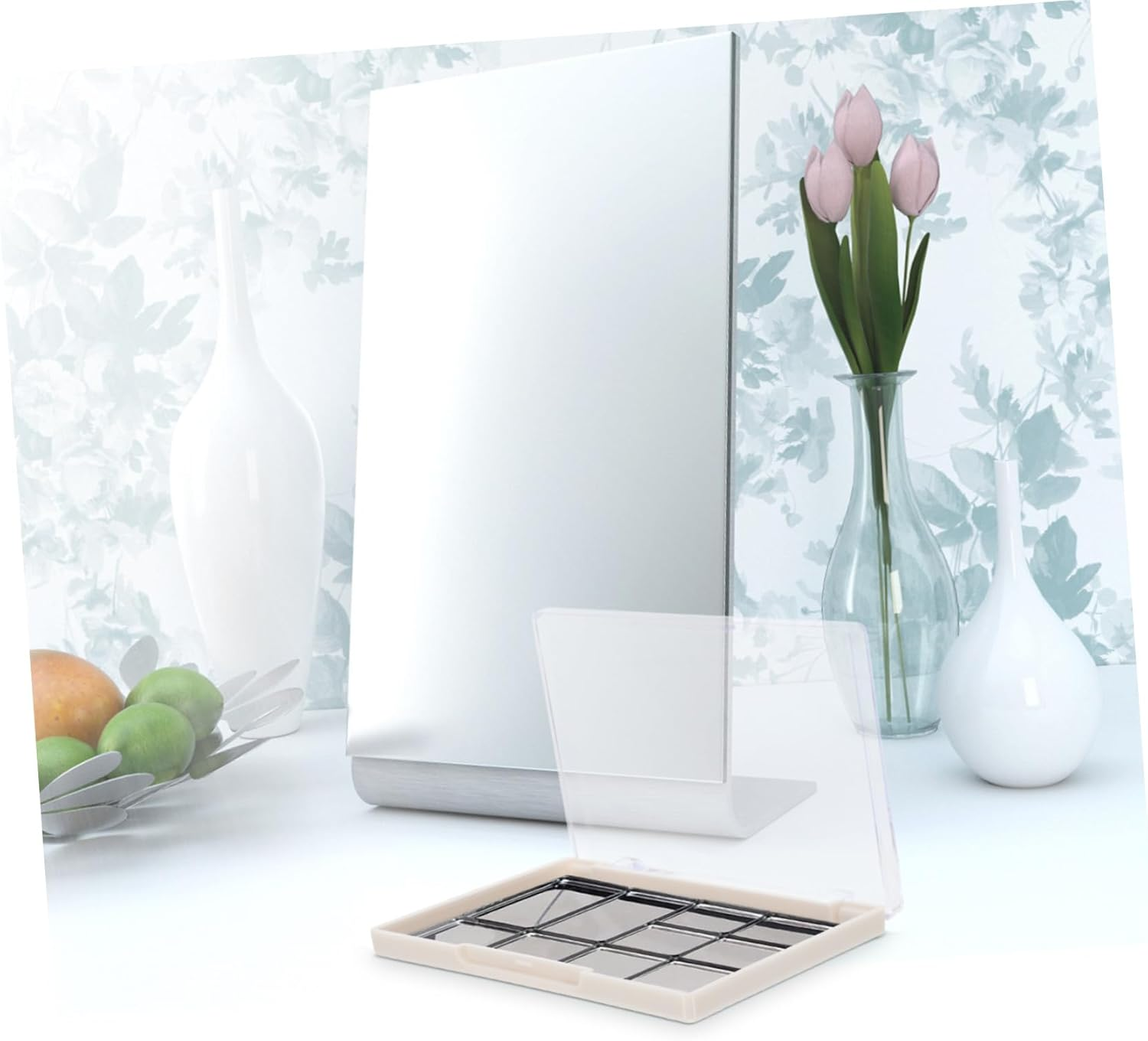 5Pcs Magnetic Empty Eyeshadow Pallets Set, Lid Magnetic Makeup Trays for Blush Highlight Contour Storage, Refillable Cosmetic Organizer for Professional and Travel Use image number 4